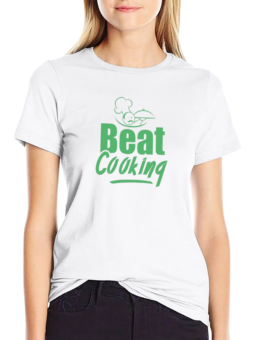 Beat Cooking Black T-Shirt for Chefs