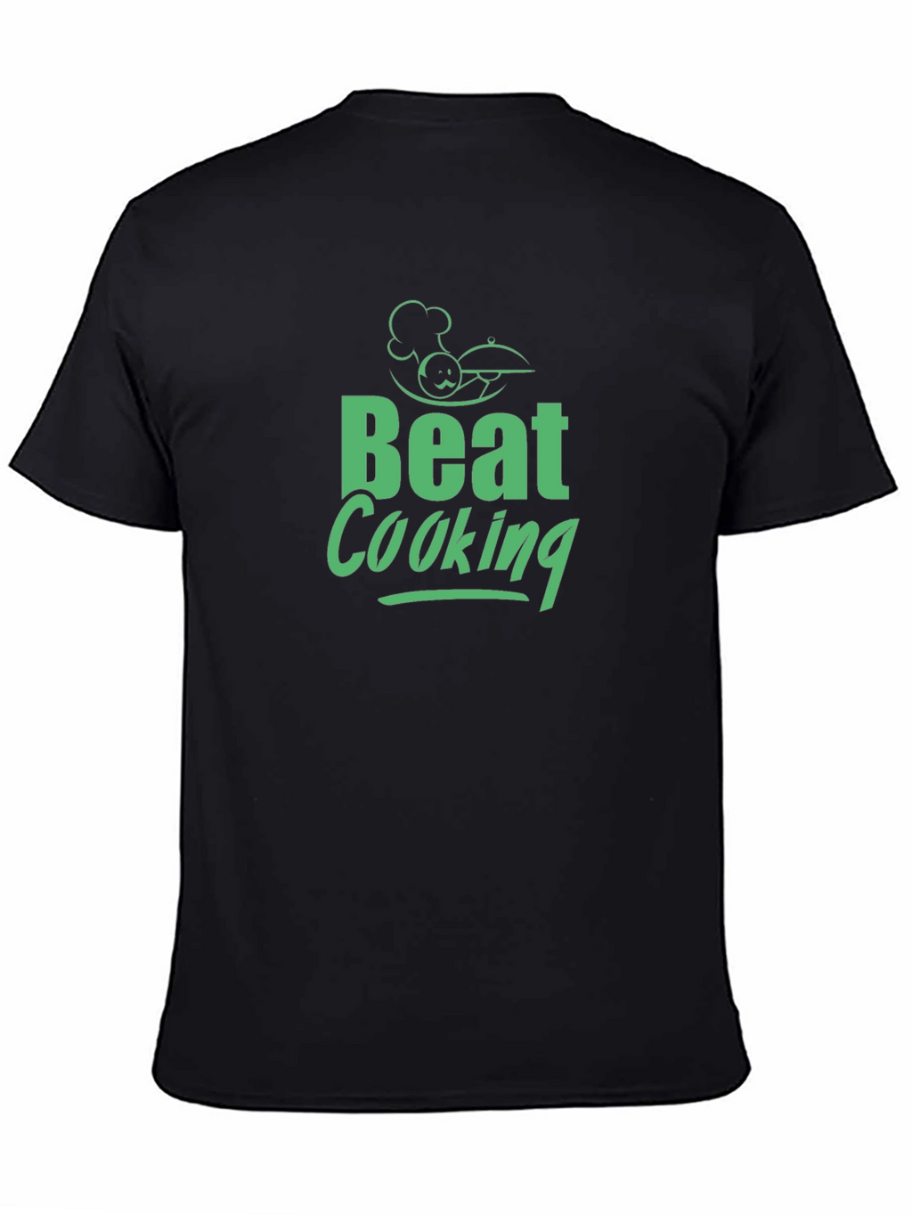 Beat Cooking Black T-Shirt for Chefs