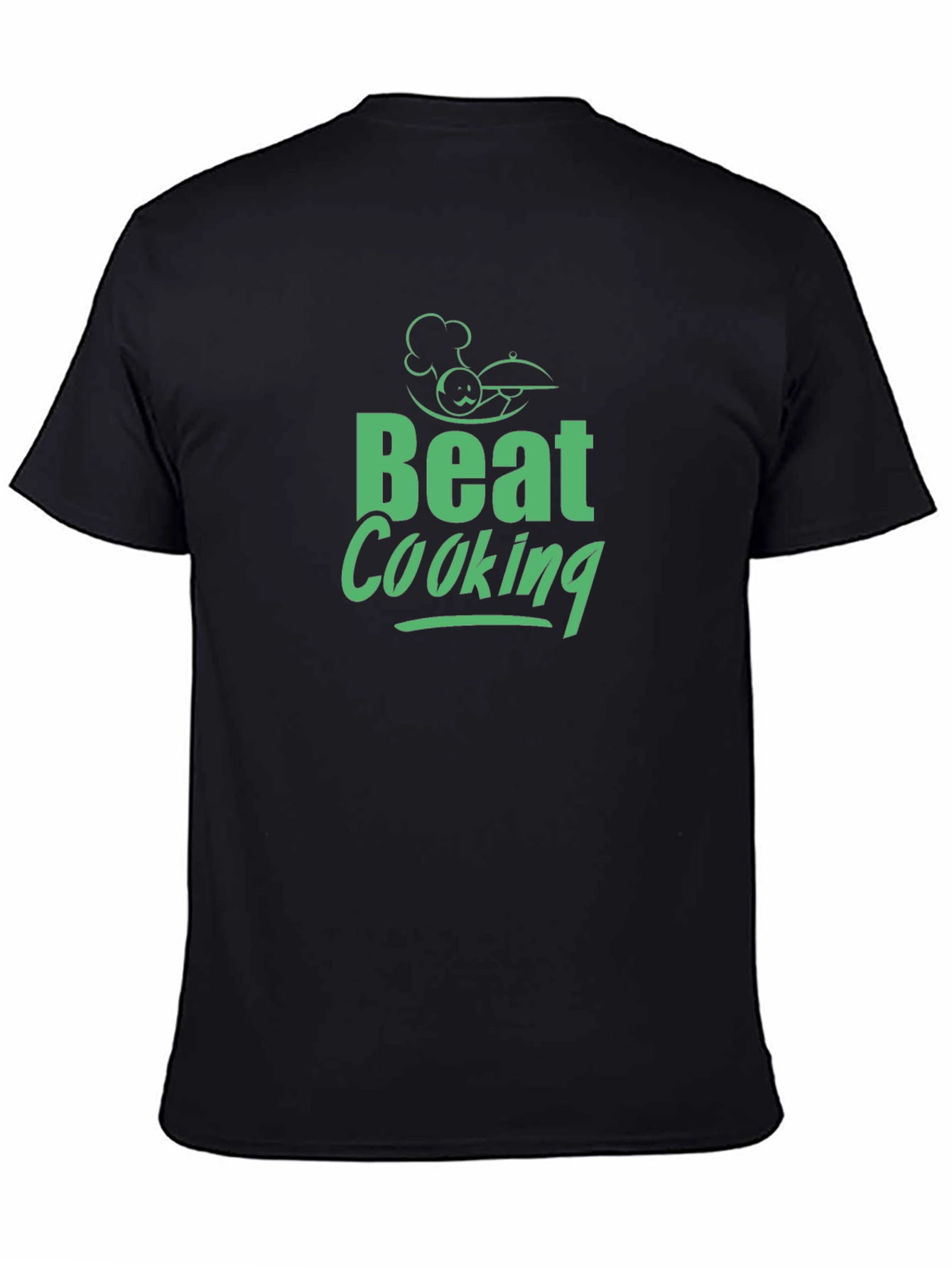 Beat Cooking Black T-Shirt for Chefs
