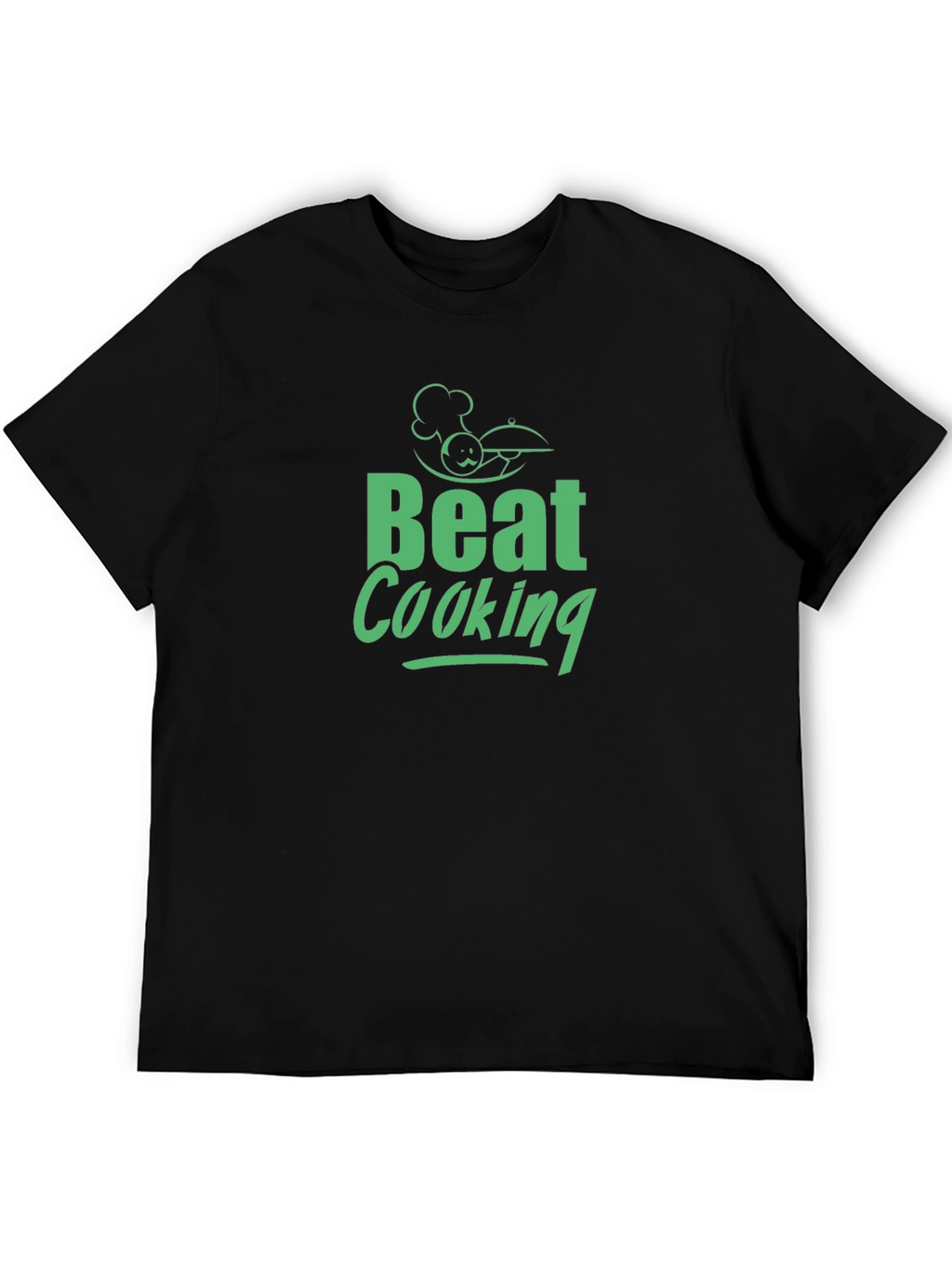 Beat Cooking Black T-Shirt for Chefs