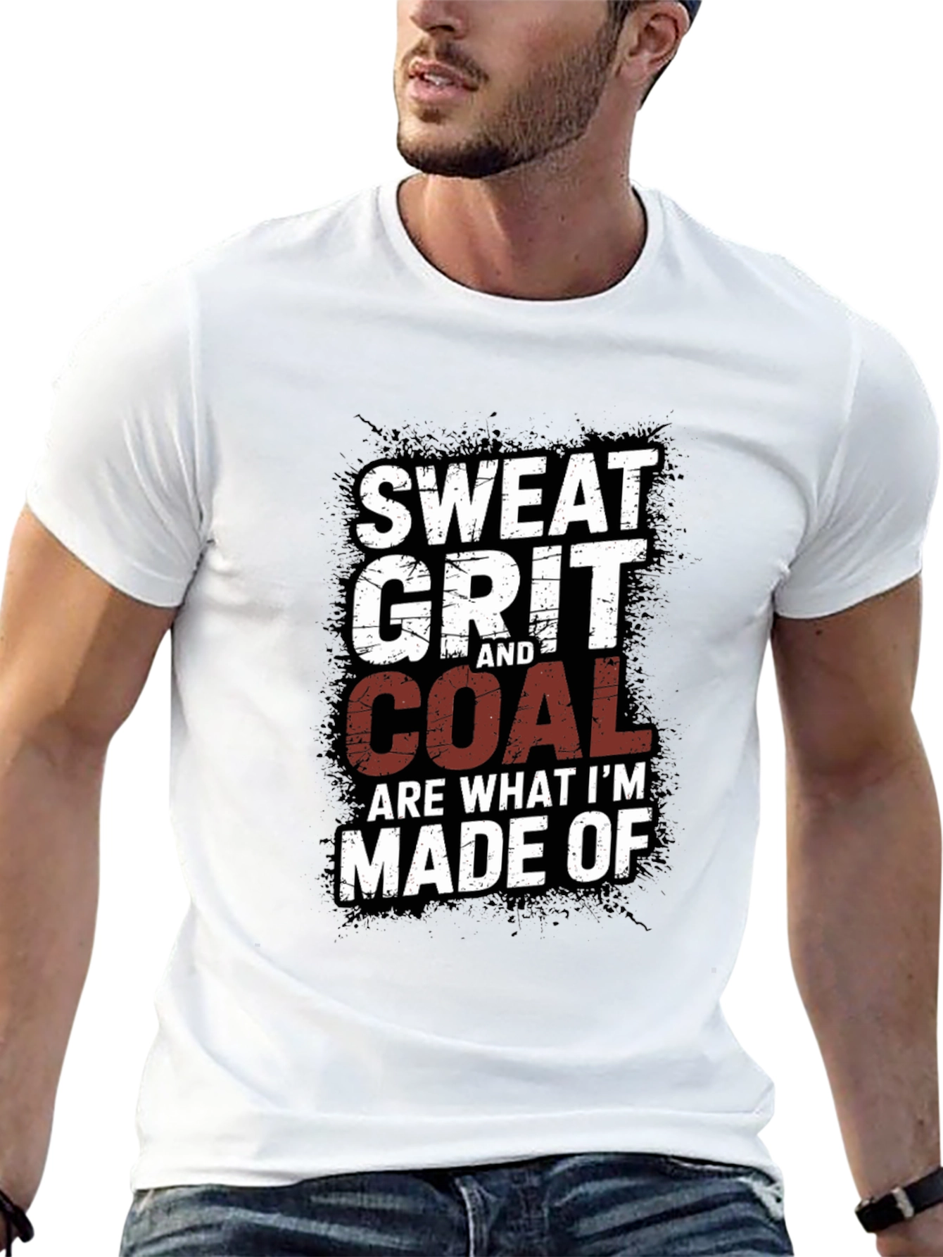 Sweat Grit and Coal Mens Graphic Tee
