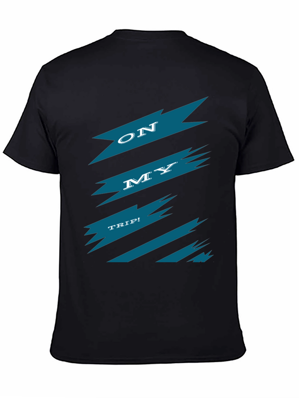 On My Trip Graphic Tee - Black