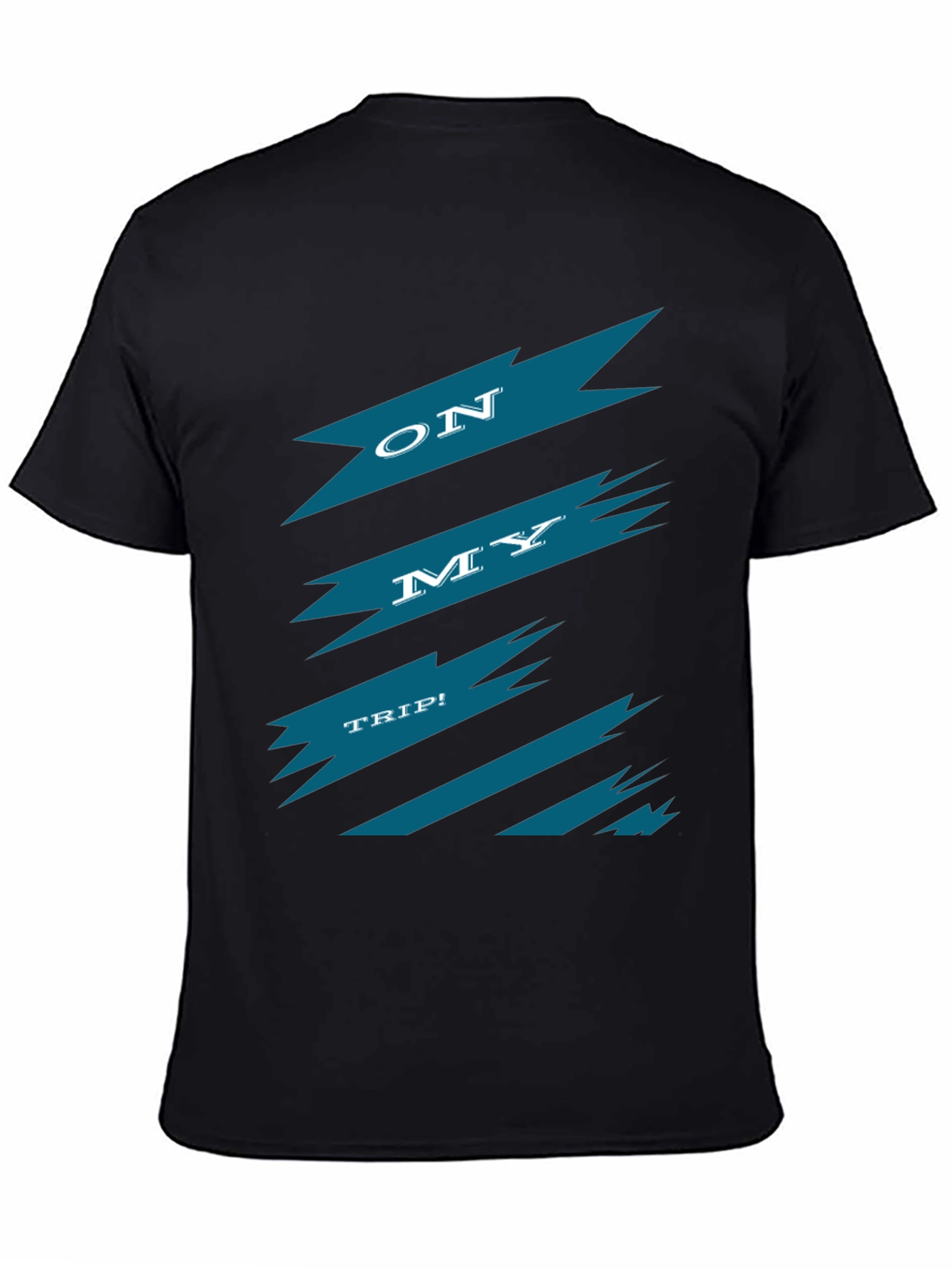 On My Trip Graphic Tee - Black