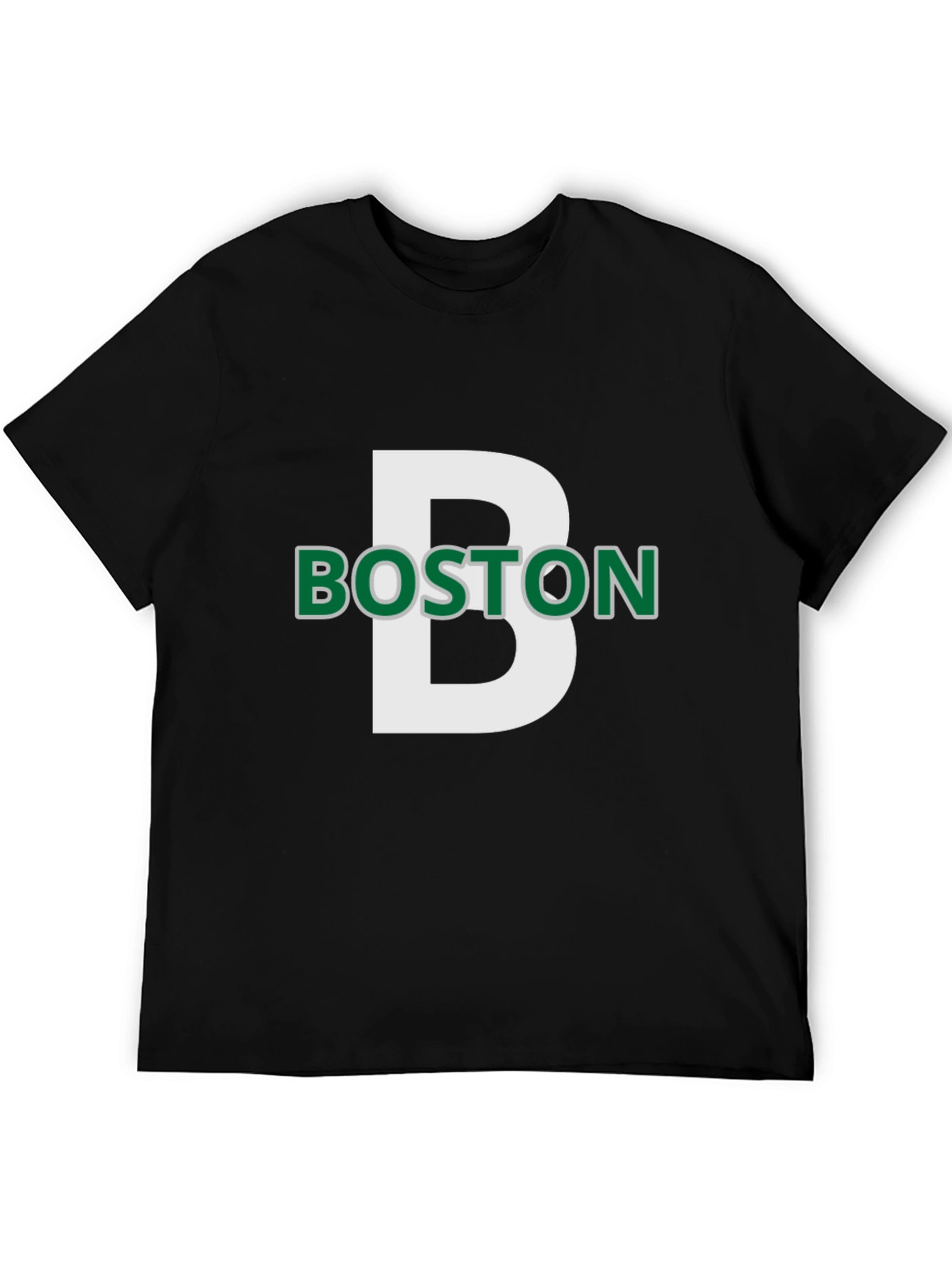 Boston Celtics Inspired Black T-Shirt