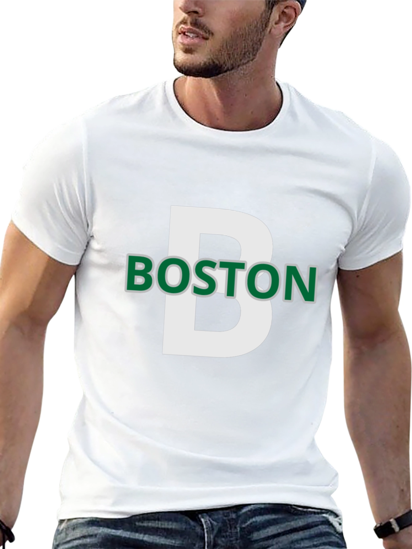 Boston Celtics Inspired Black T-Shirt