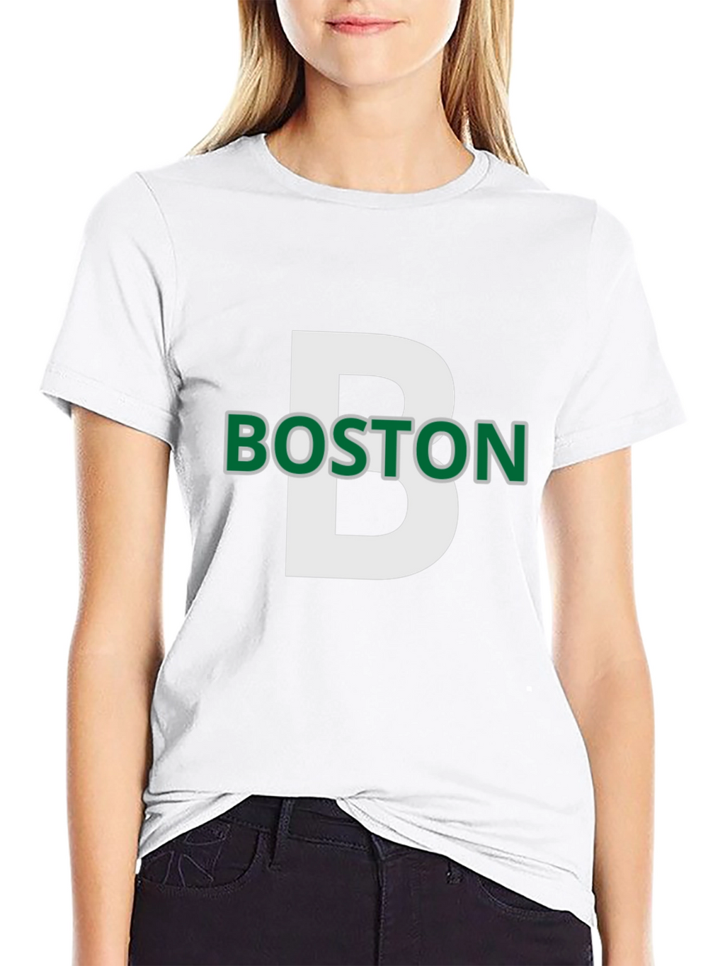 Boston Celtics Inspired Black T-Shirt