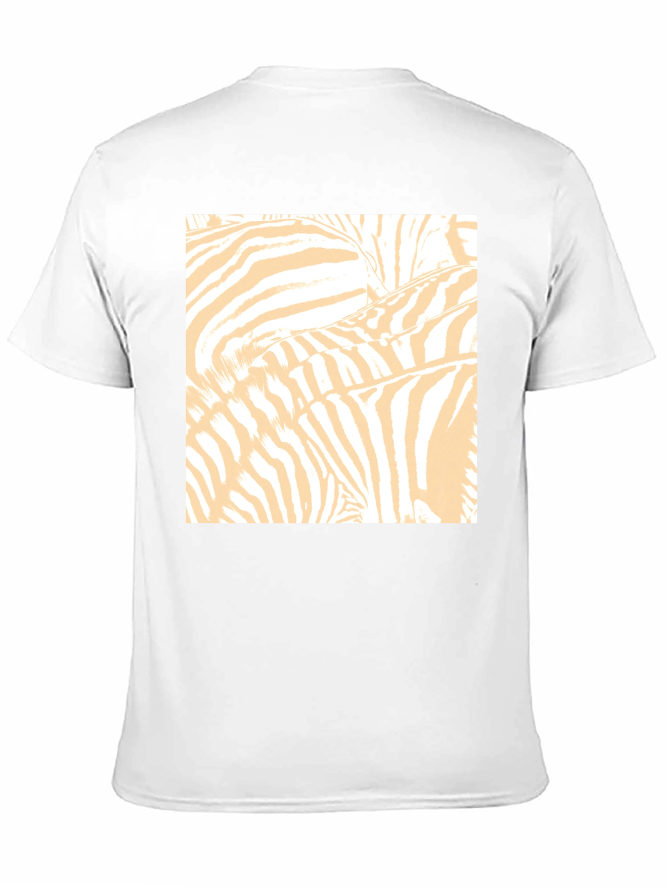 Zebra Print Graphic Tee - Black Cotton T-Shirt