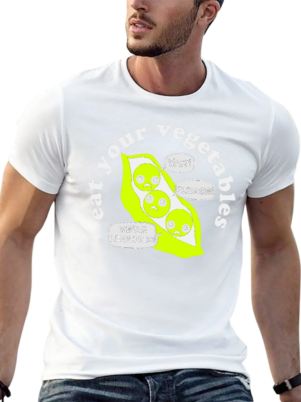 Eat Your Vegetables Funny Graphic T-Shirt