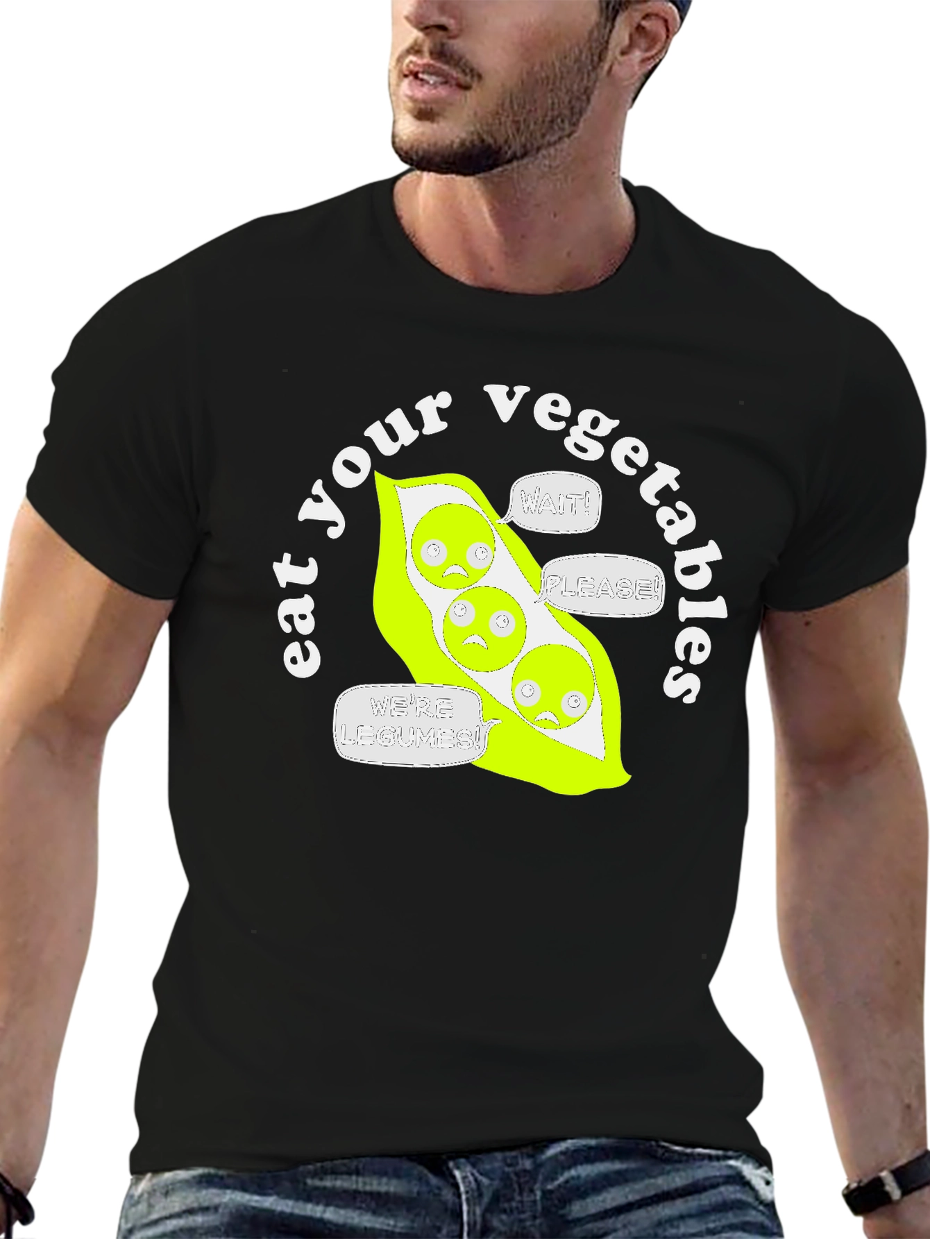 Eat Your Vegetables Funny Graphic T-Shirt