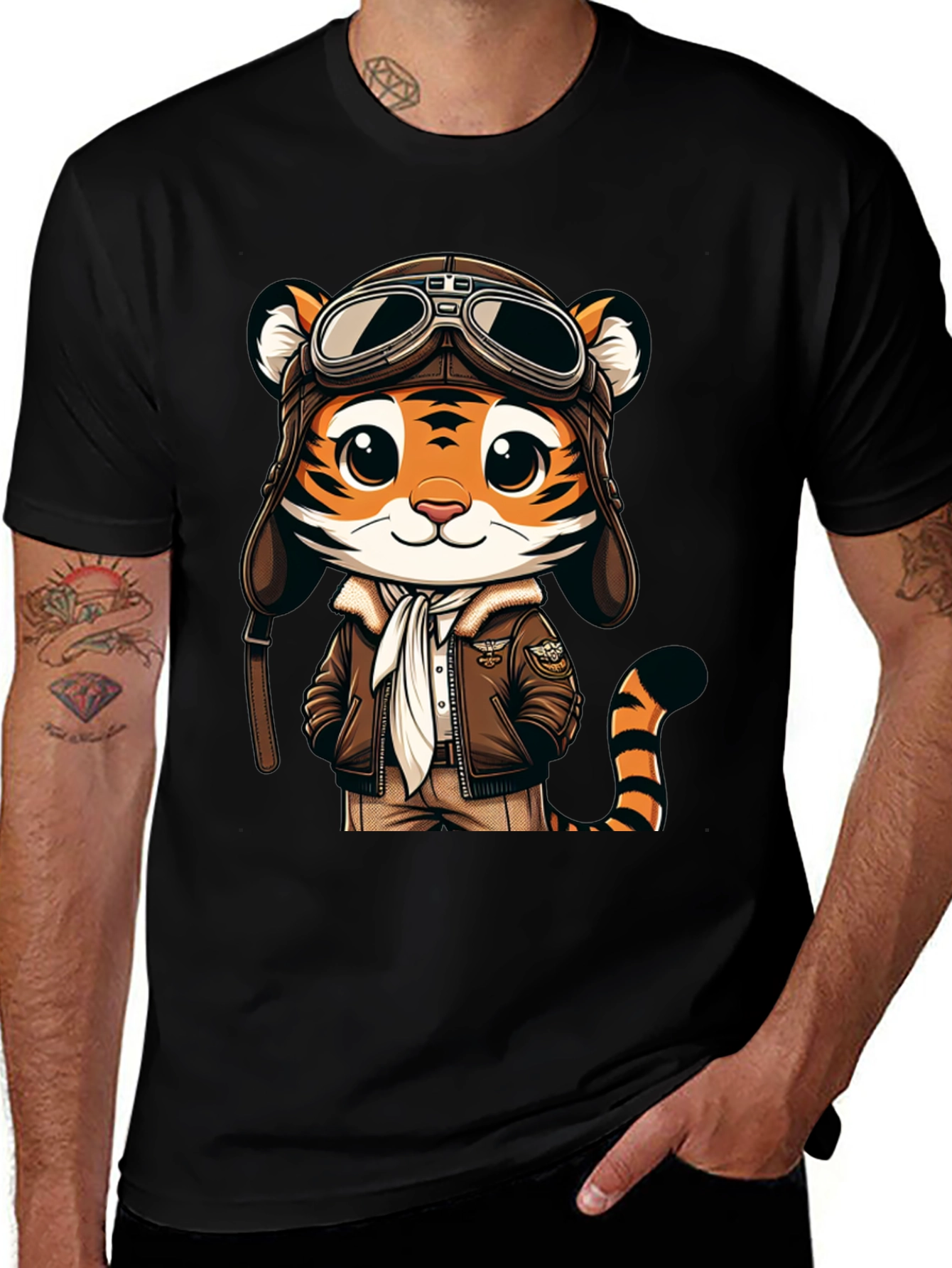 Pilot Tiger Graphic Tee - Adventure Ready!