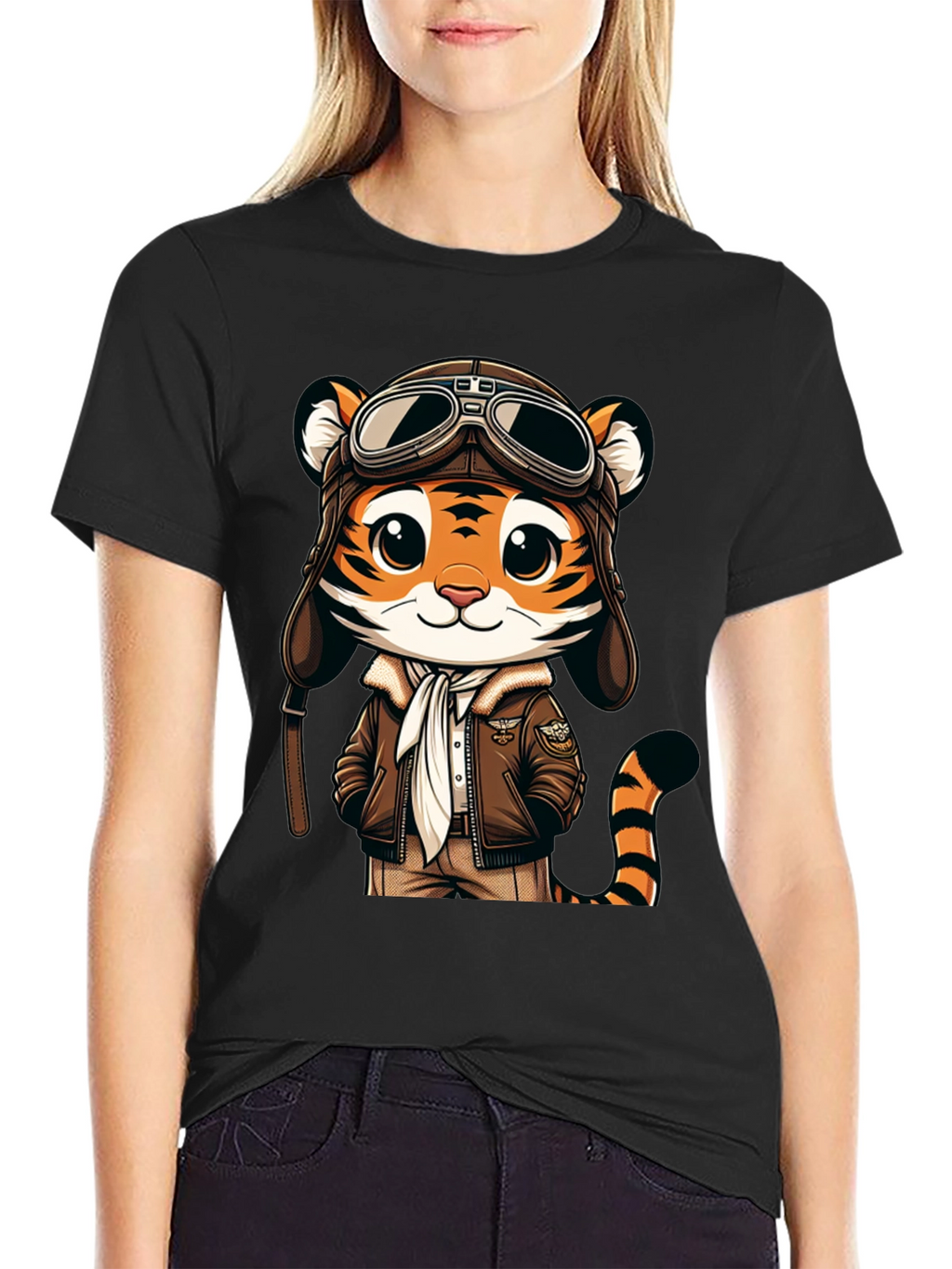 Pilot Tiger Graphic Tee - Adventure Ready!