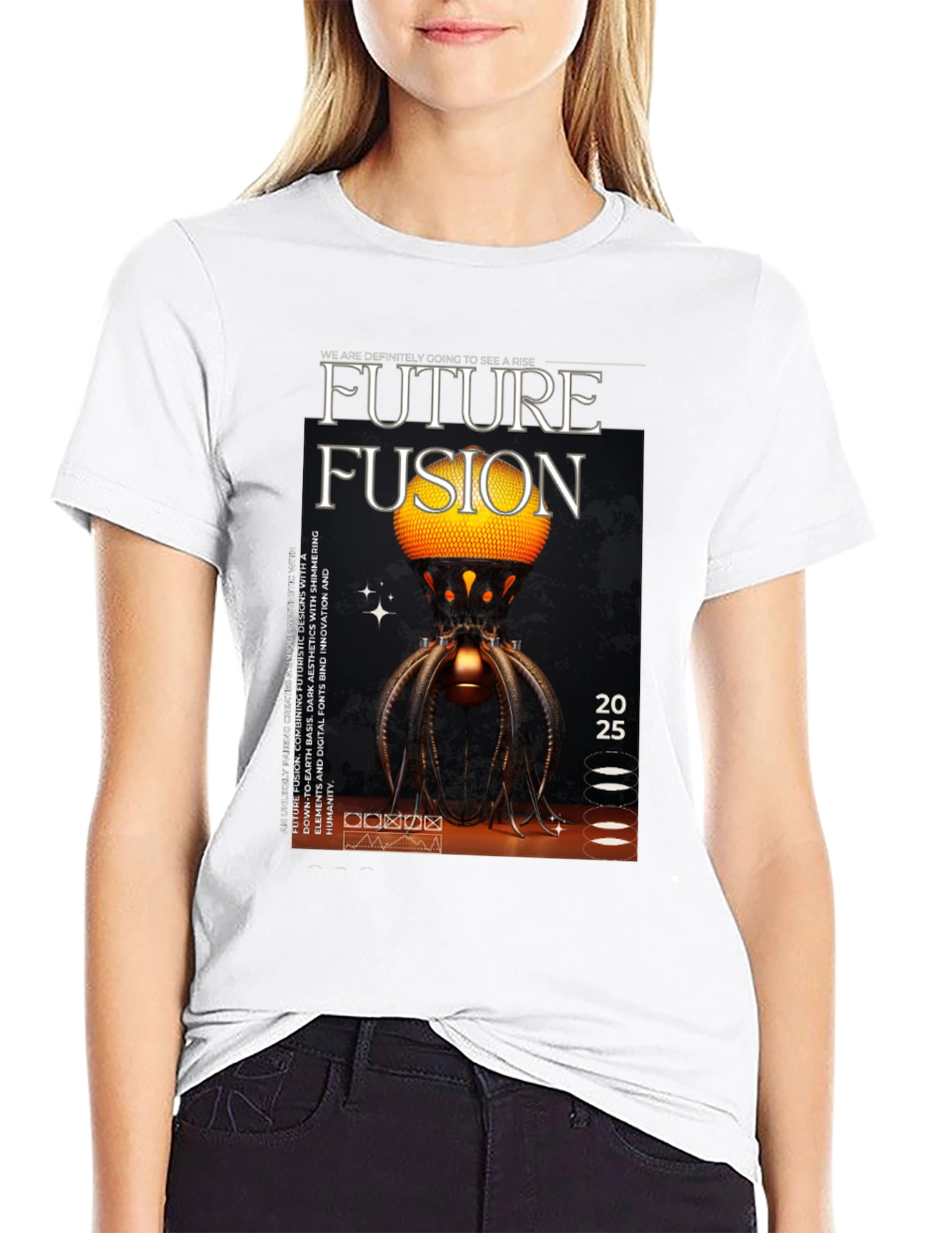 Future Fusion Graphic Tee - Bold & Modern Style