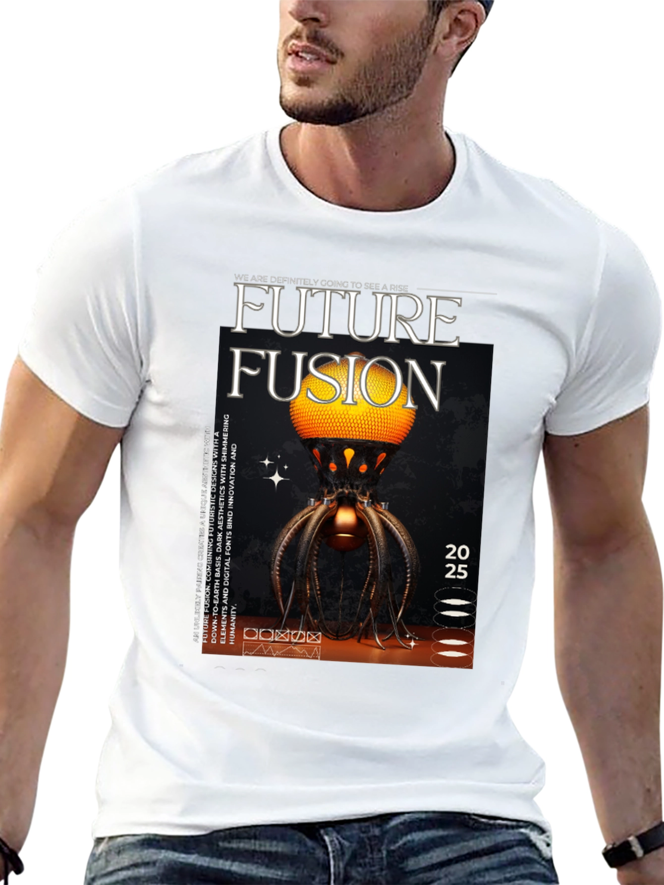 Future Fusion Graphic Tee - Bold & Modern Style