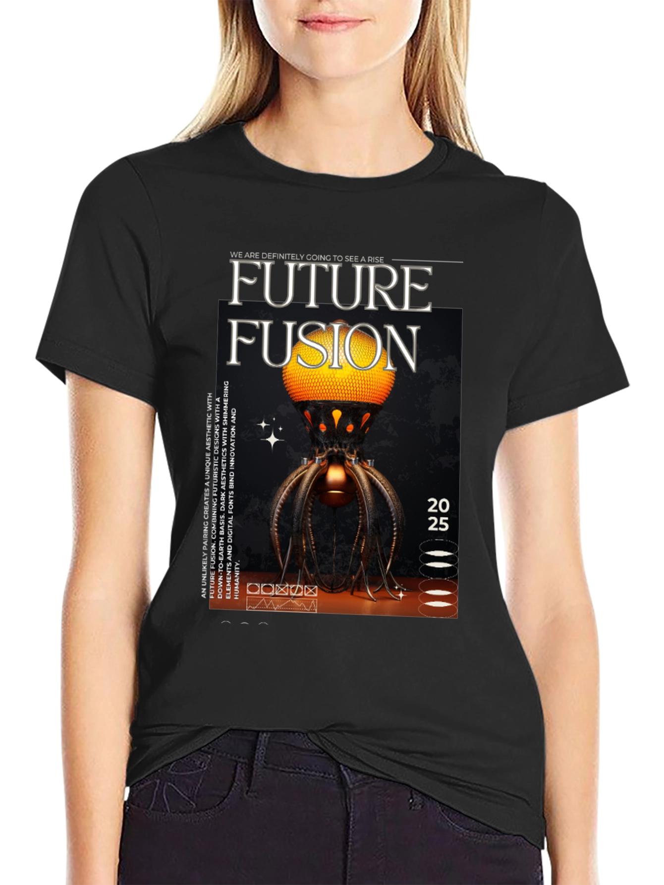 Future Fusion Graphic Tee - Bold & Modern Style