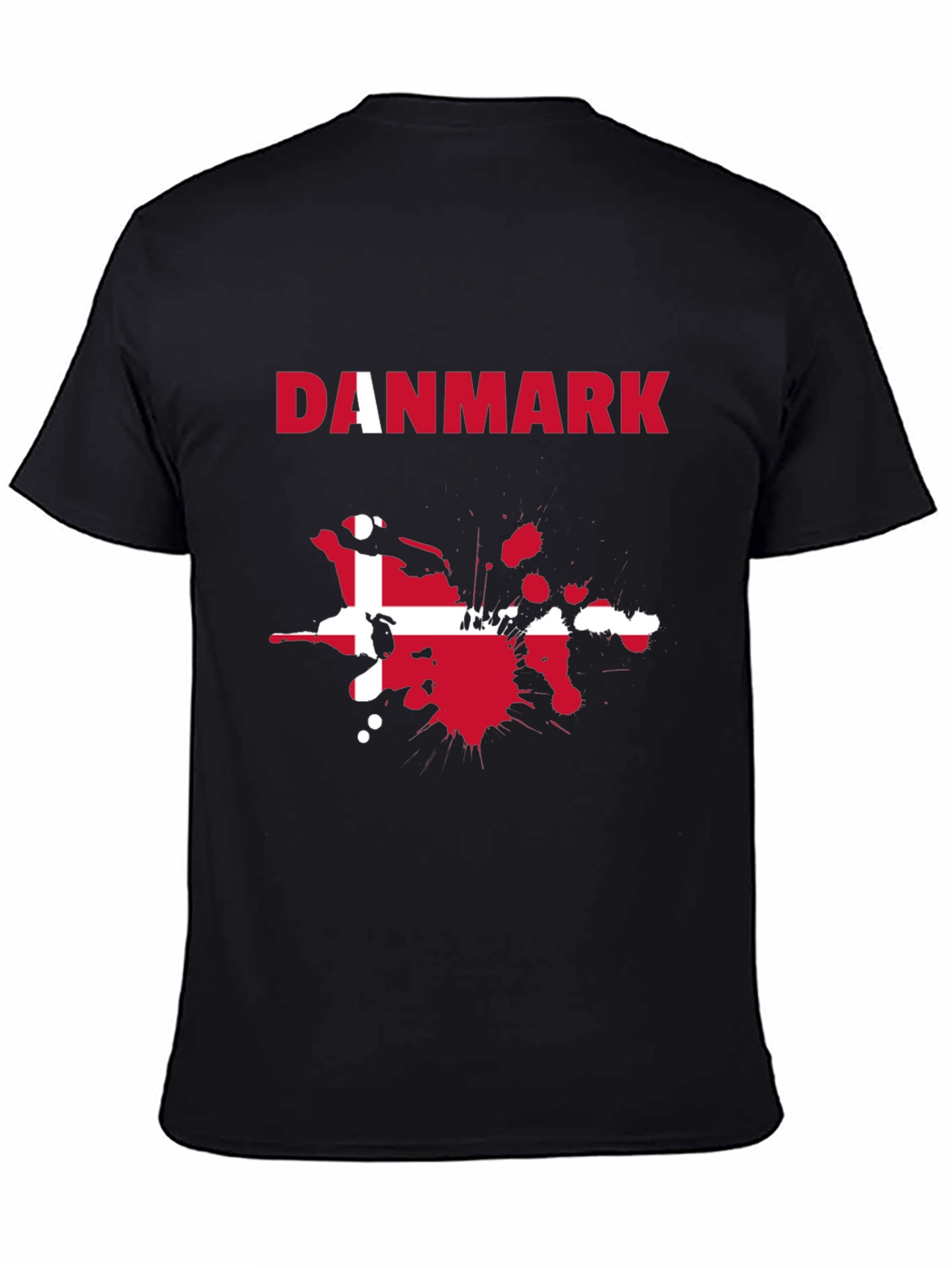 Danmark Flag Graphic Tee