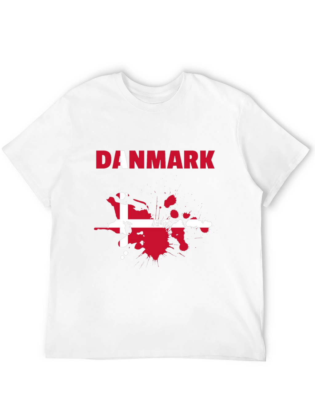 Danmark Flag Graphic Tee
