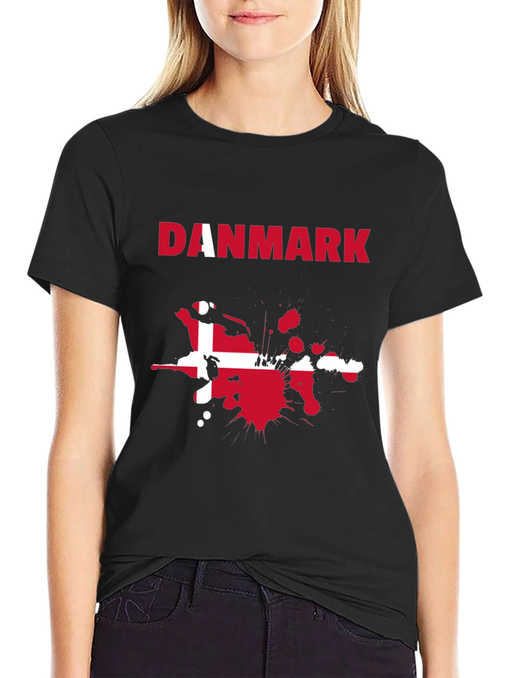 Danmark Flag Graphic Tee