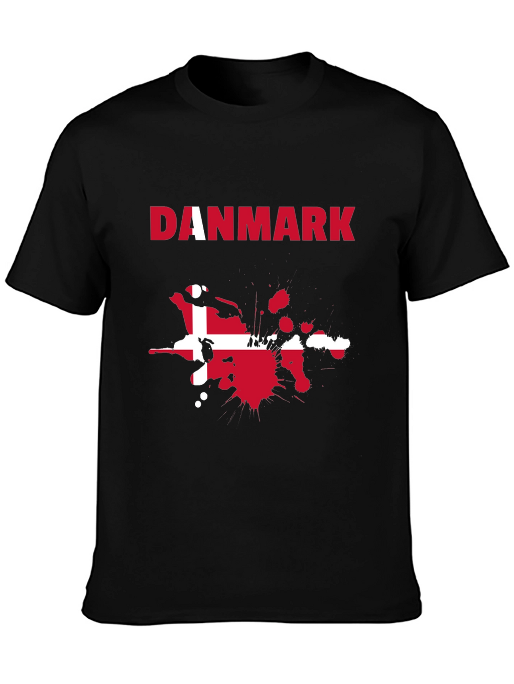 Danmark Flag Graphic Tee