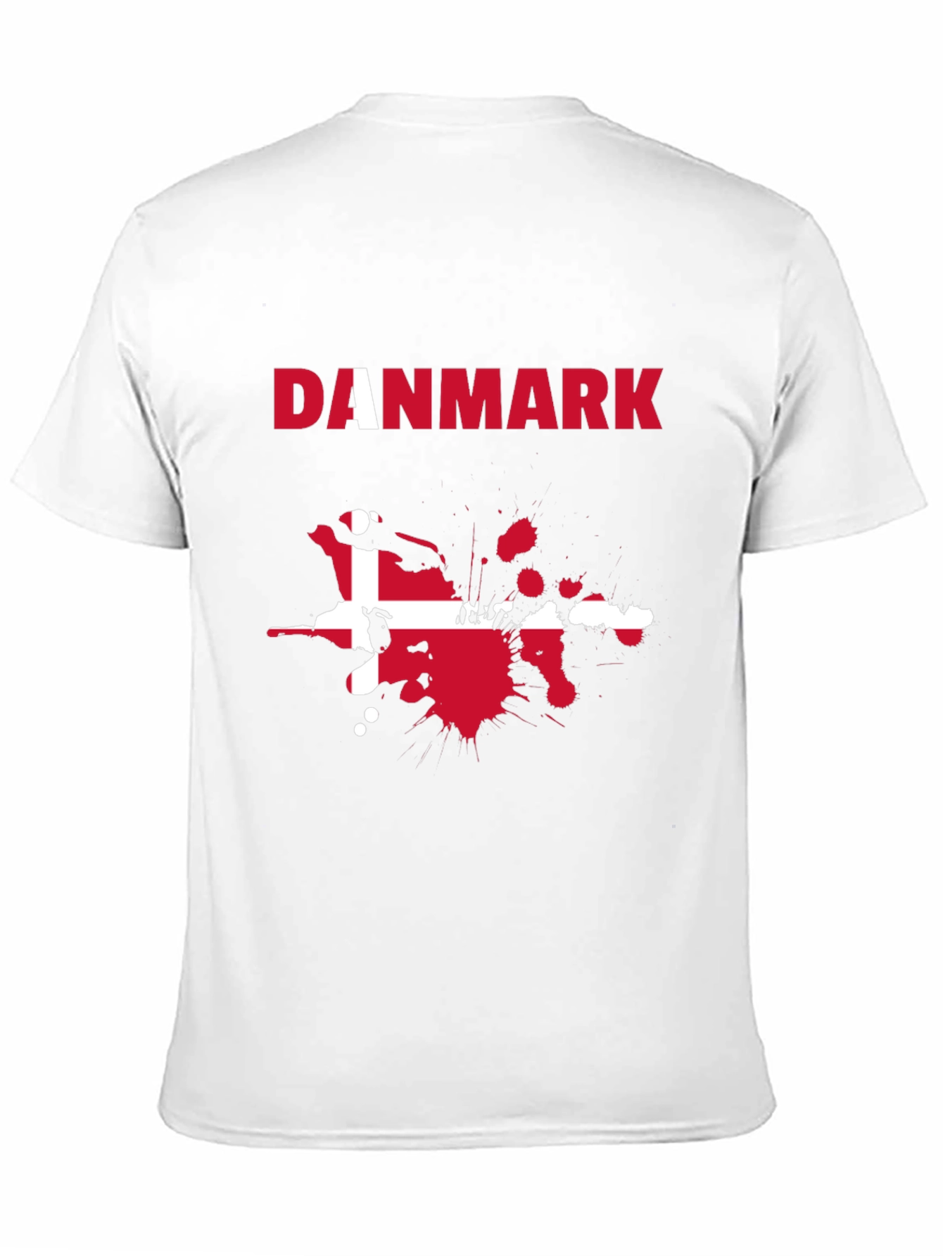 Danmark Flag Graphic Tee