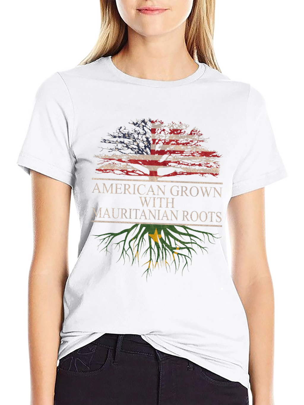 American Grown Mauritanian Roots T-Shirt