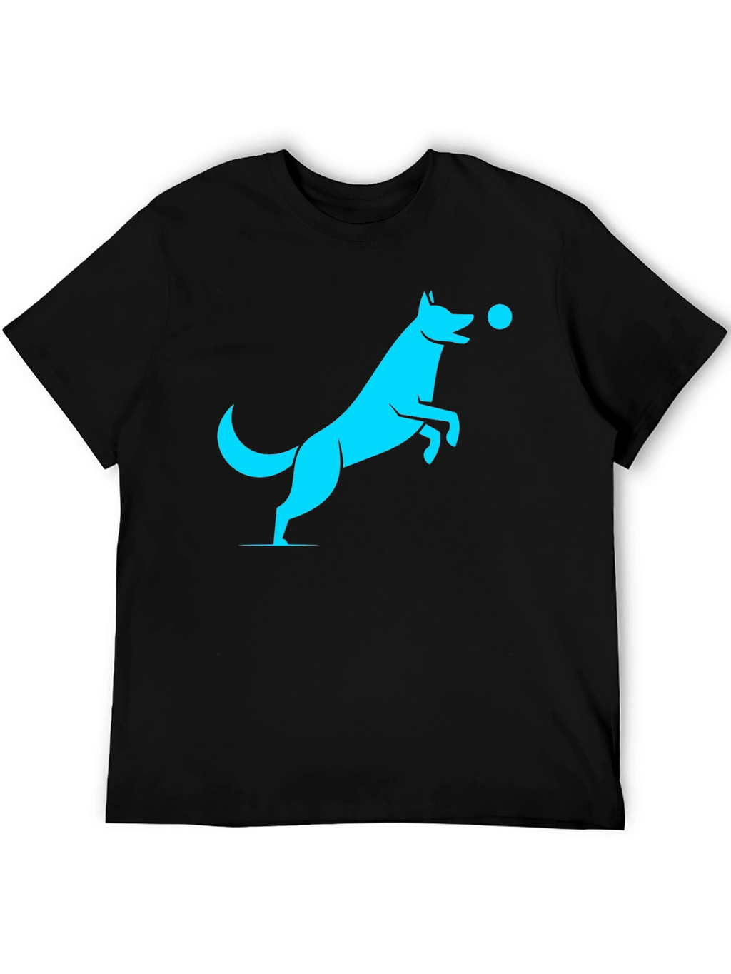 Cool Dog Graphic T-Shirt - Black