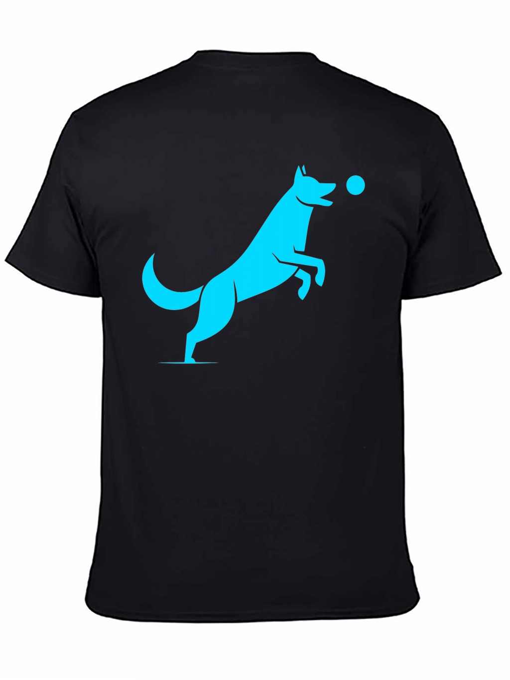 Cool Dog Graphic T-Shirt - Black