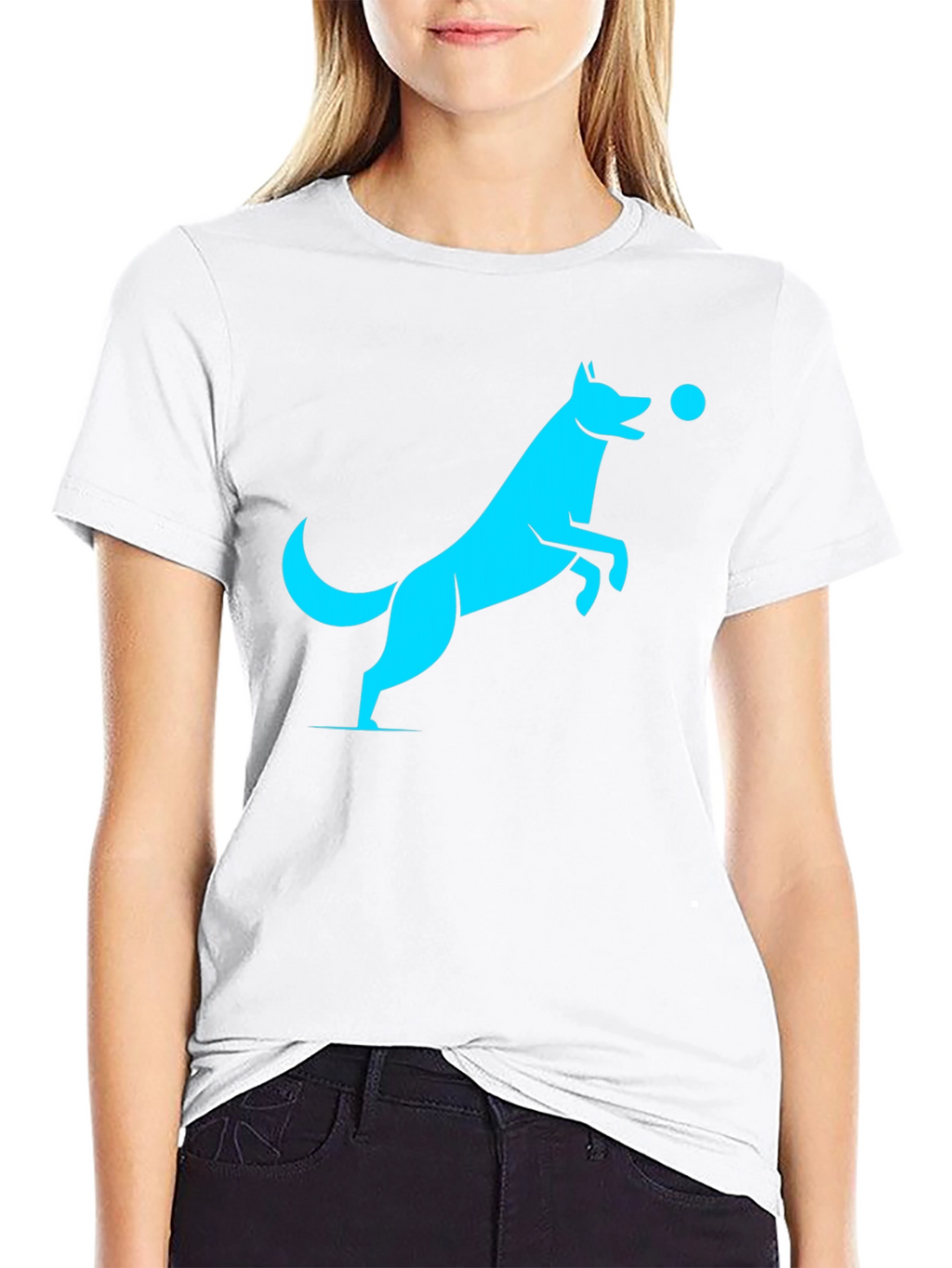 Cool Dog Graphic T-Shirt - Black