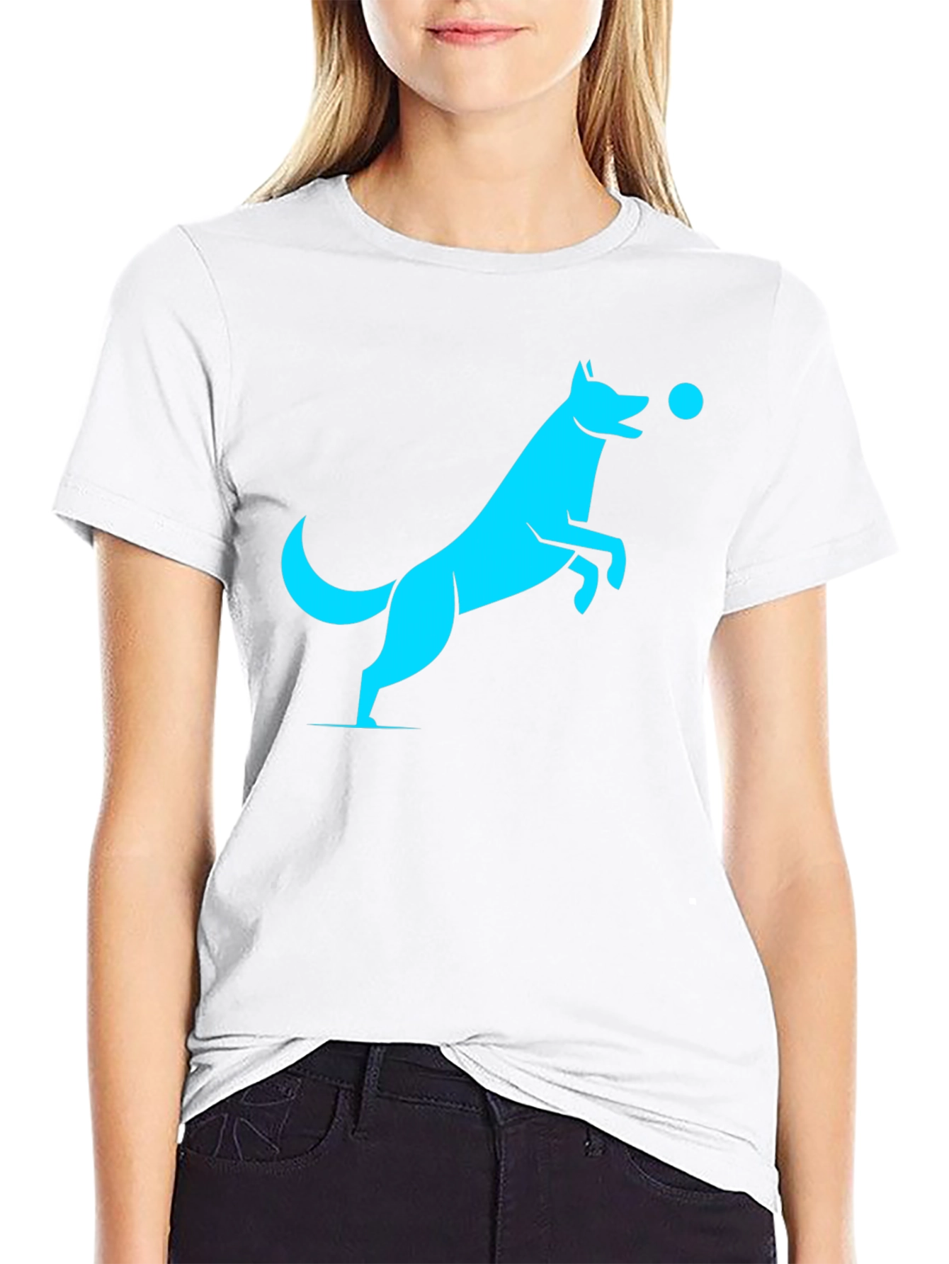 Cool Dog Graphic T-Shirt - Black