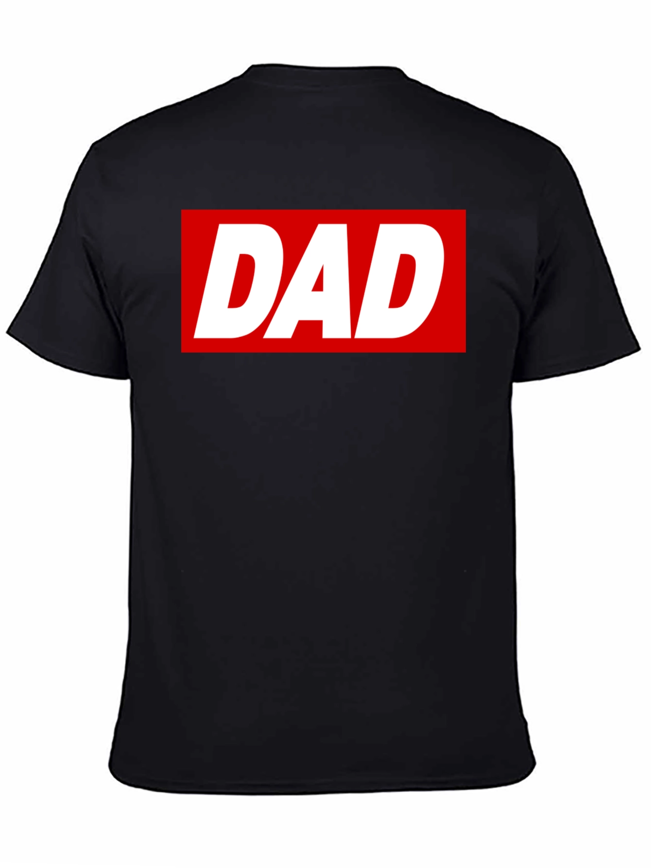 Dad T-Shirt - Bold Red Box Logo - Soft Cotton