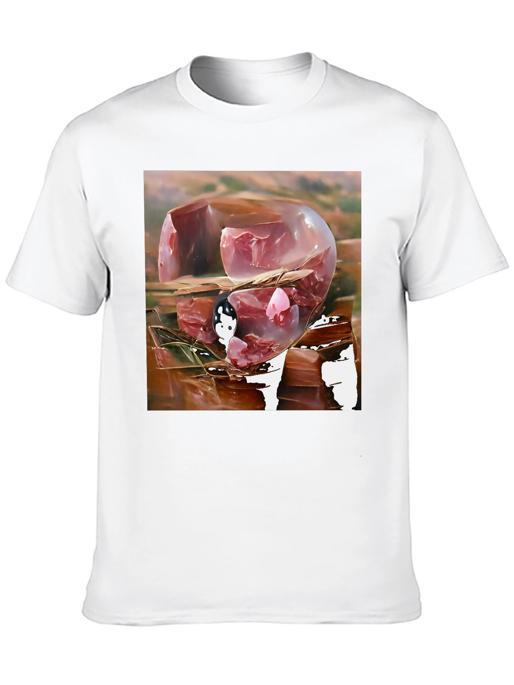 Abstract Meat Cube Art T-Shirt