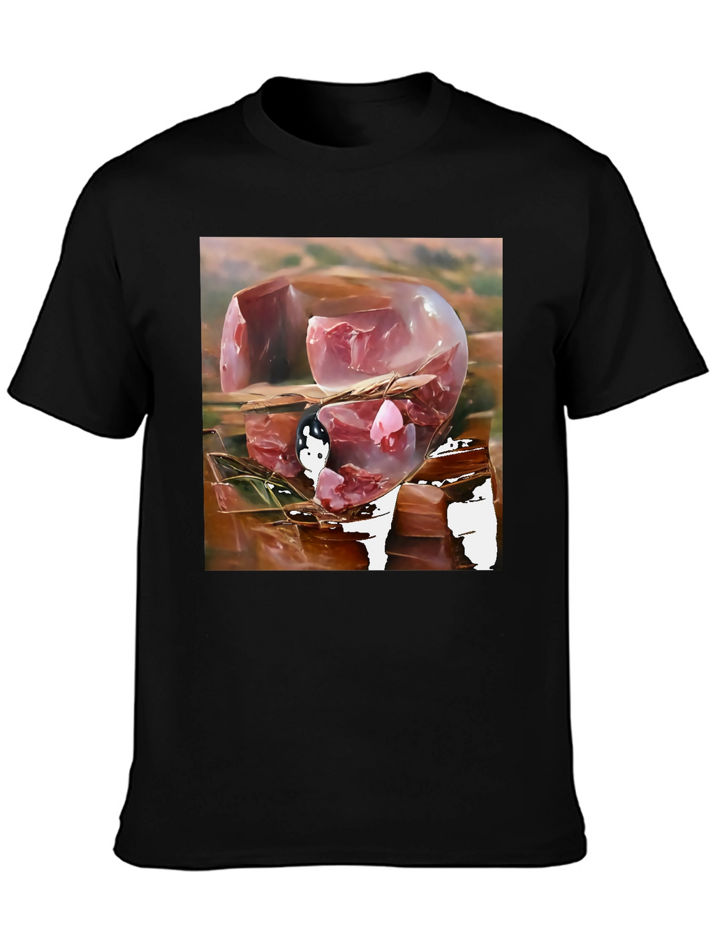 Abstract Meat Cube Art T-Shirt