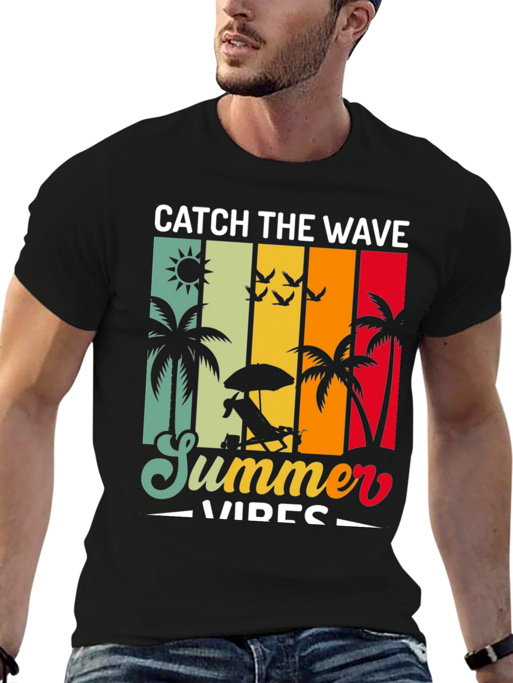 Catch the Wave Summer Vibes Graphic Tee