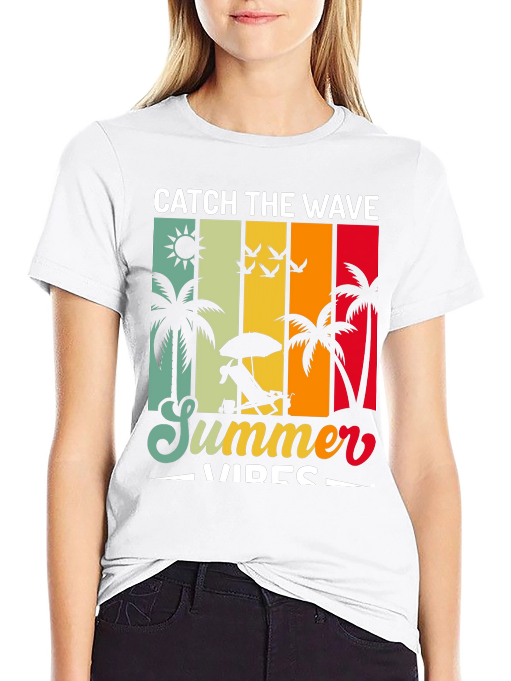 Catch the Wave Summer Vibes Graphic Tee