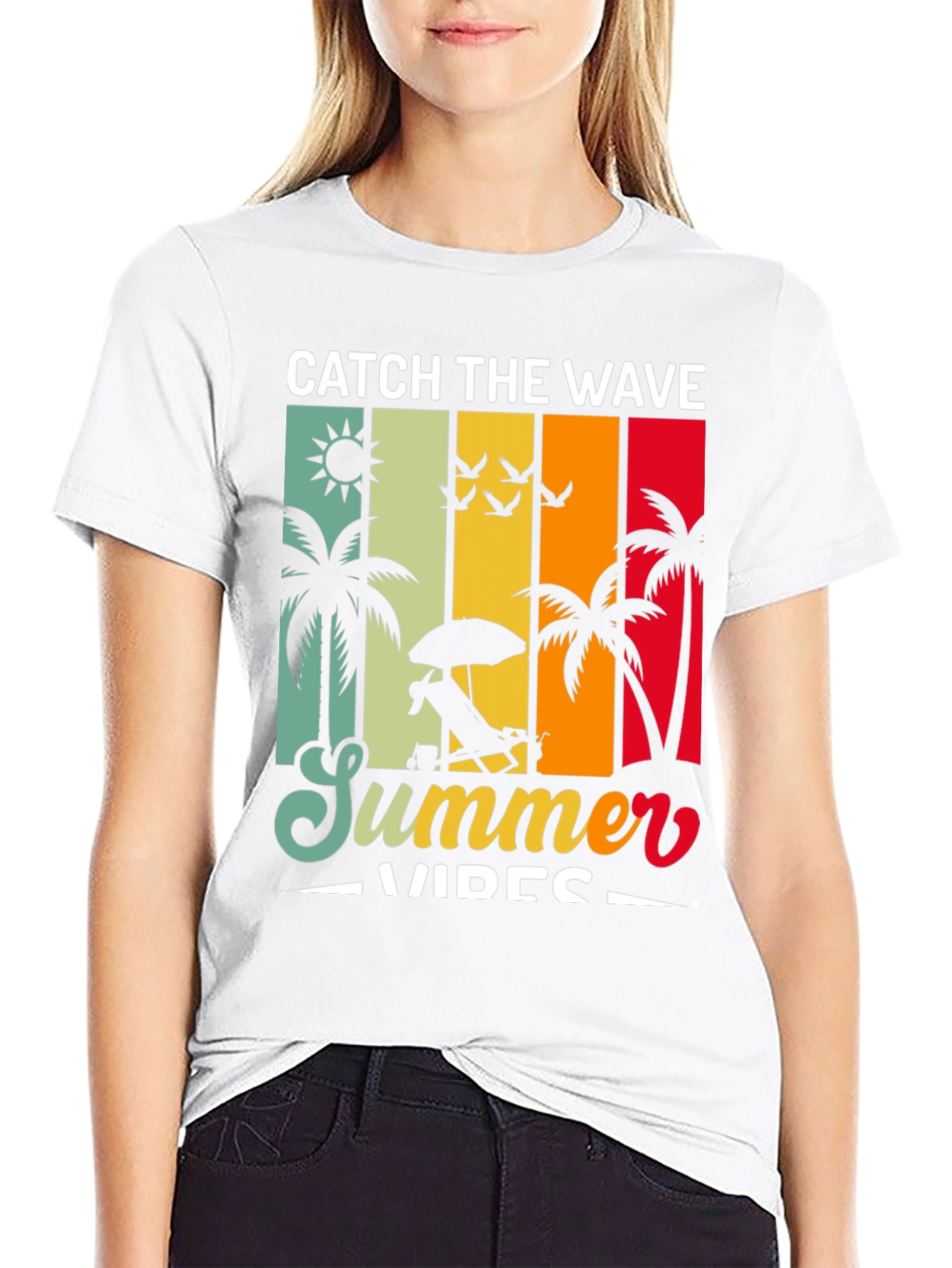 Catch the Wave Summer Vibes Graphic Tee