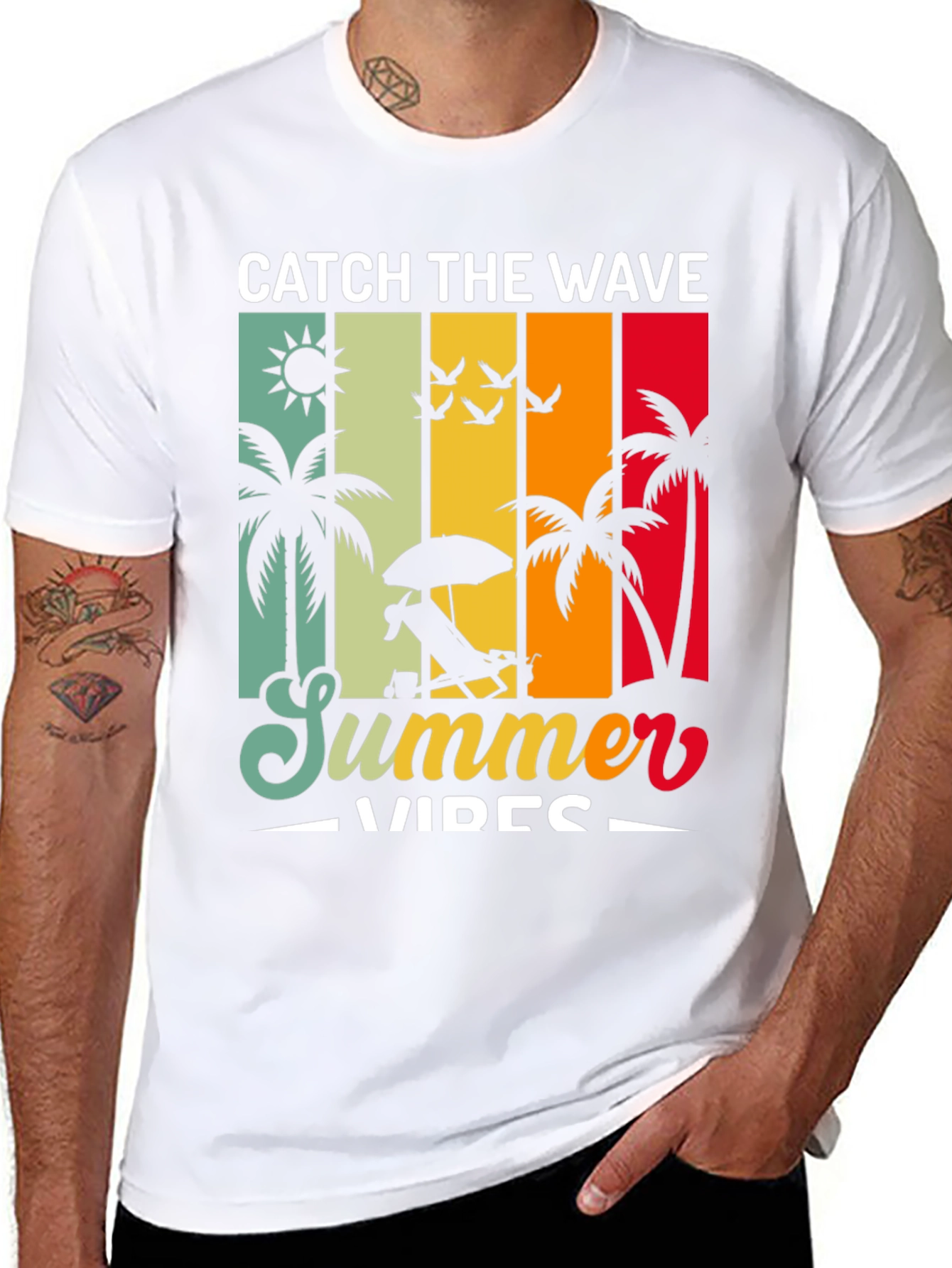 Catch the Wave Summer Vibes Graphic Tee