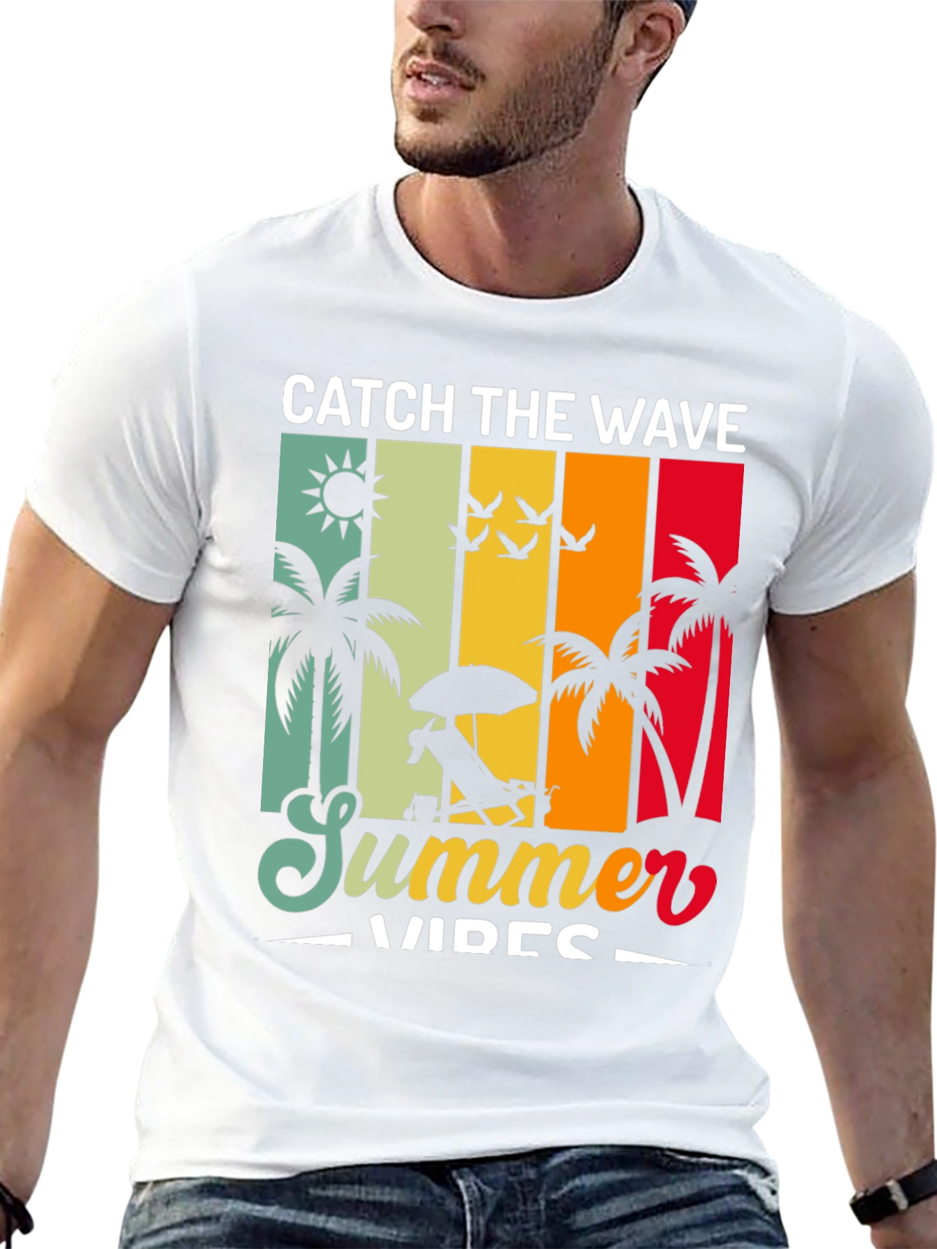 Catch the Wave Summer Vibes Graphic Tee