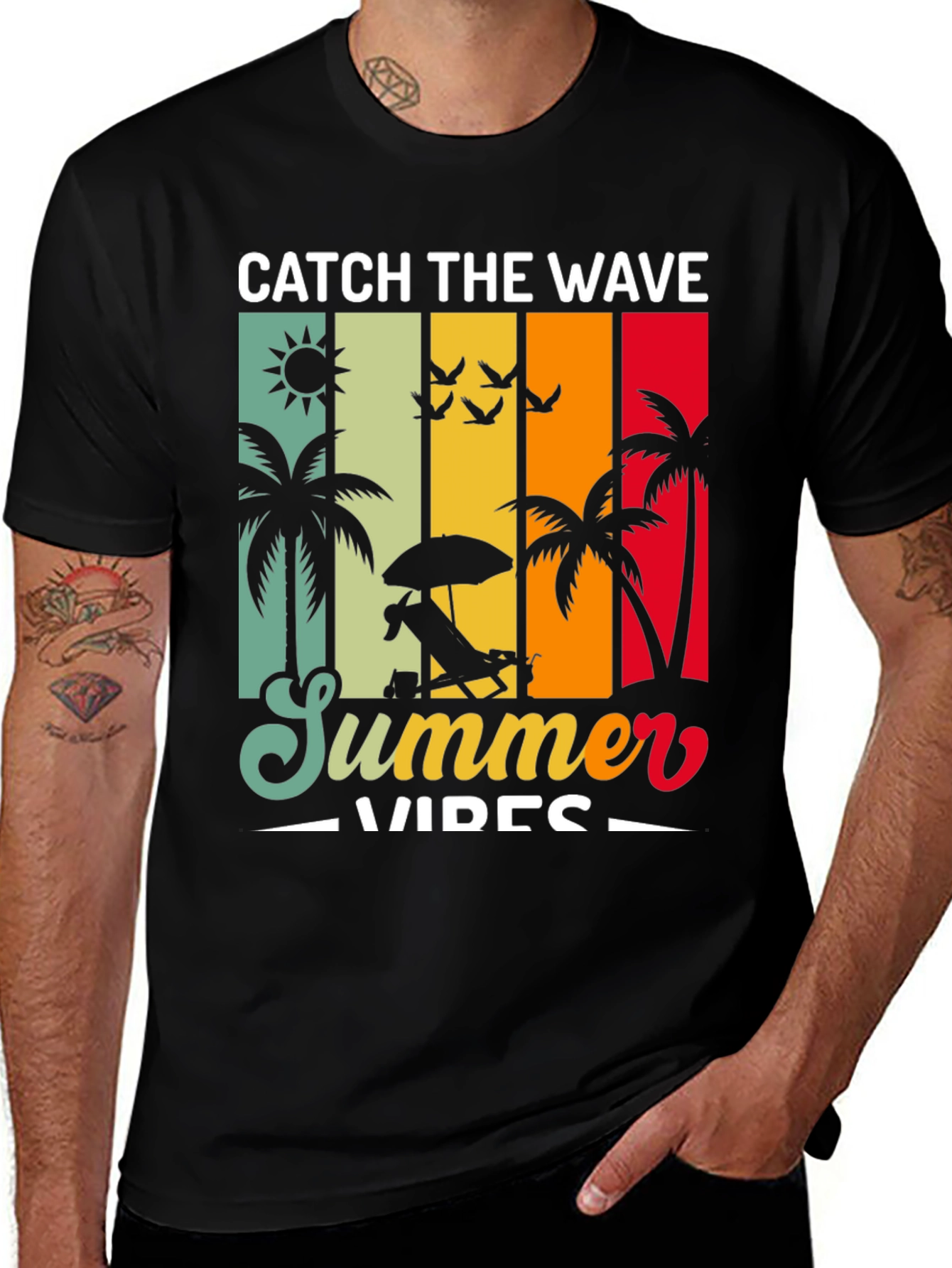Catch the Wave Summer Vibes Graphic Tee