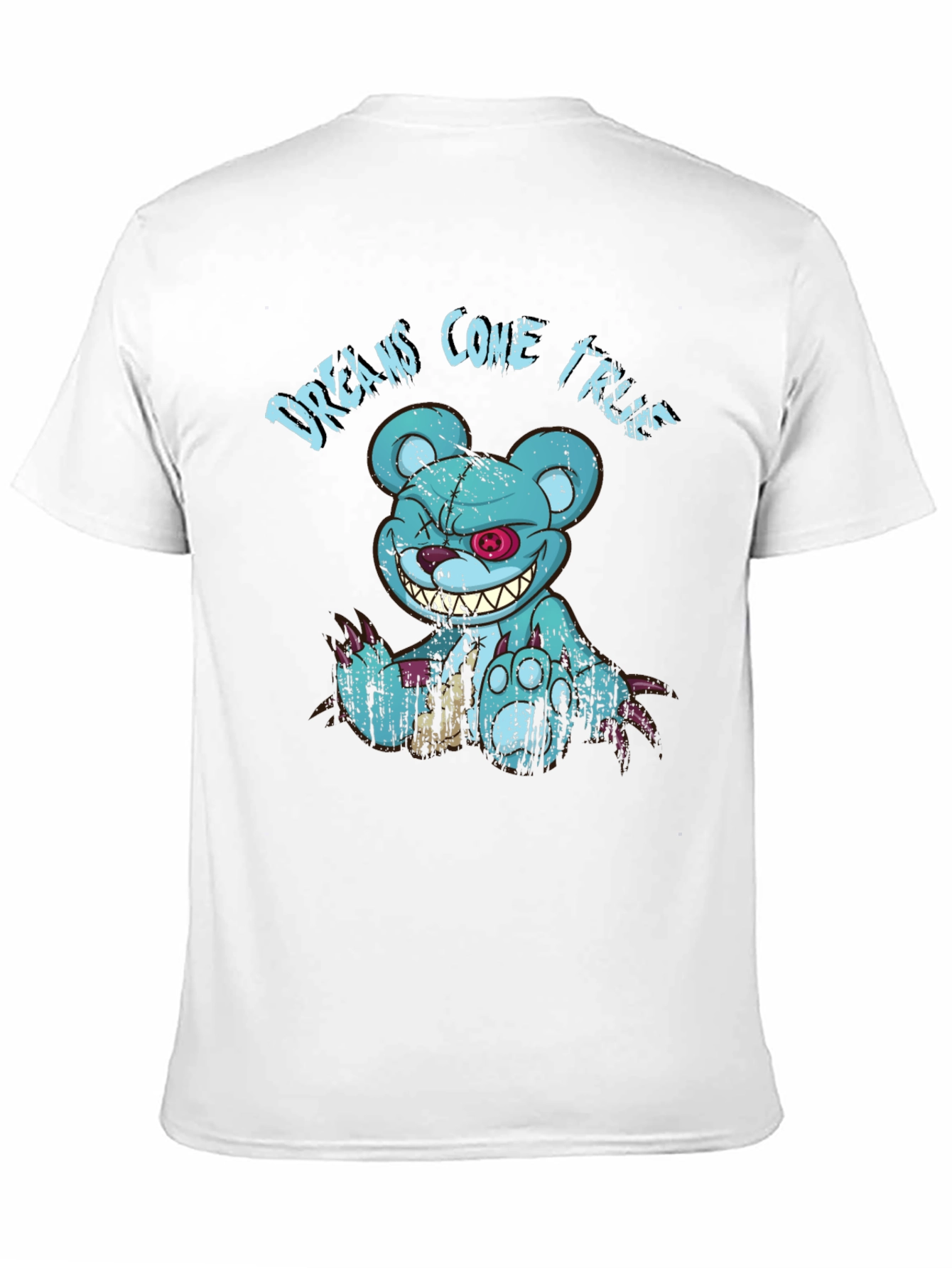 Dreams Come True Evil Teddy Bear Graphic Tee