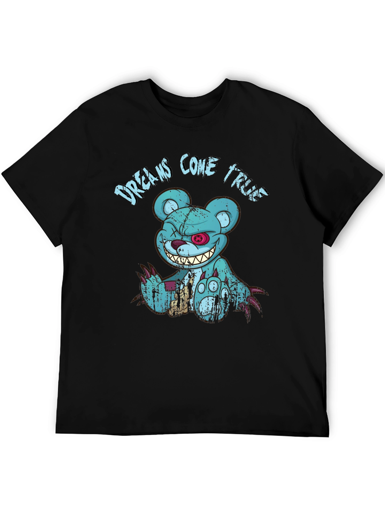 Dreams Come True Evil Teddy Bear Graphic Tee