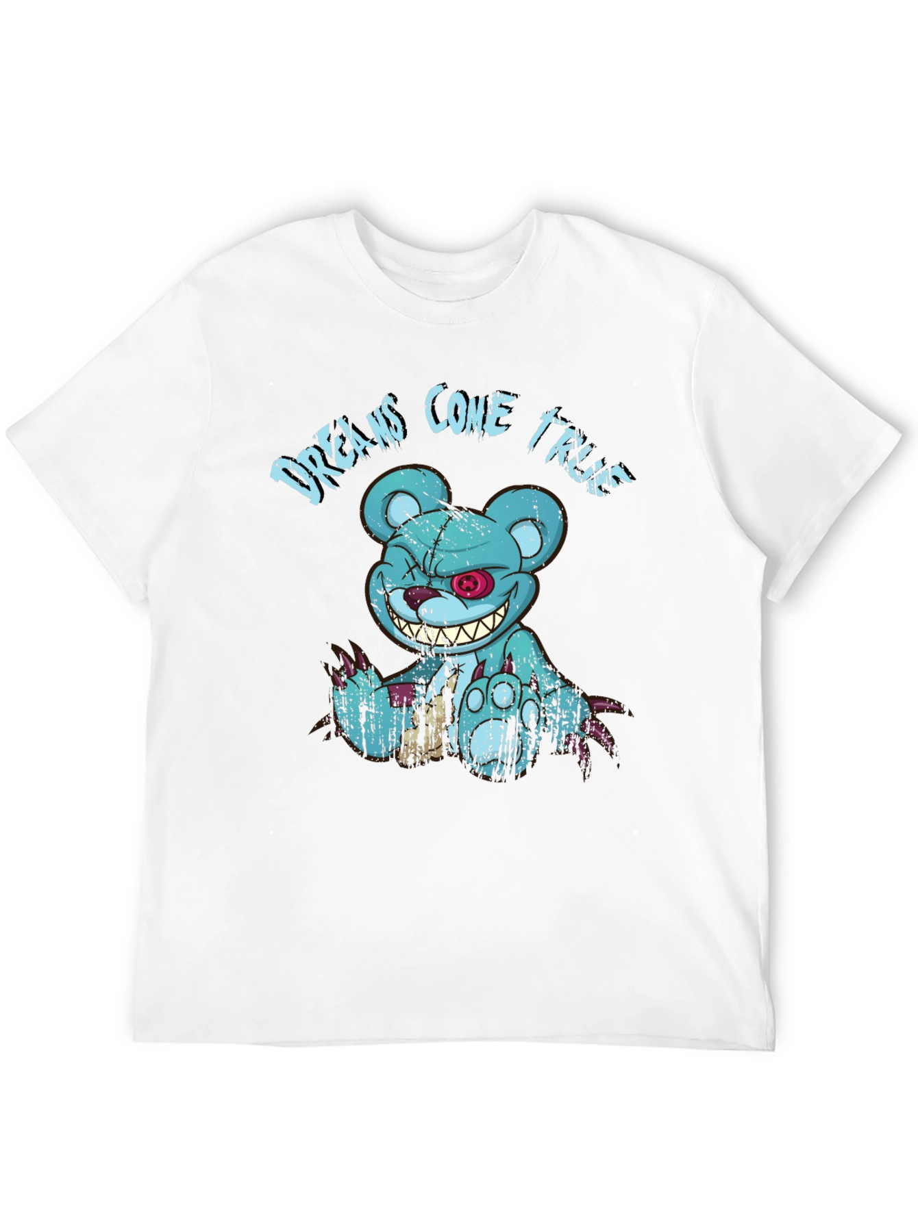 Dreams Come True Evil Teddy Bear Graphic Tee