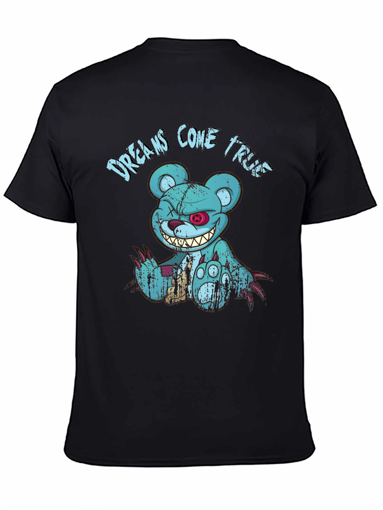 Dreams Come True Evil Teddy Bear Graphic Tee