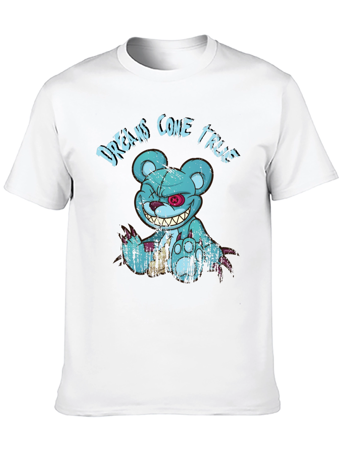 Dreams Come True Evil Teddy Bear Graphic Tee