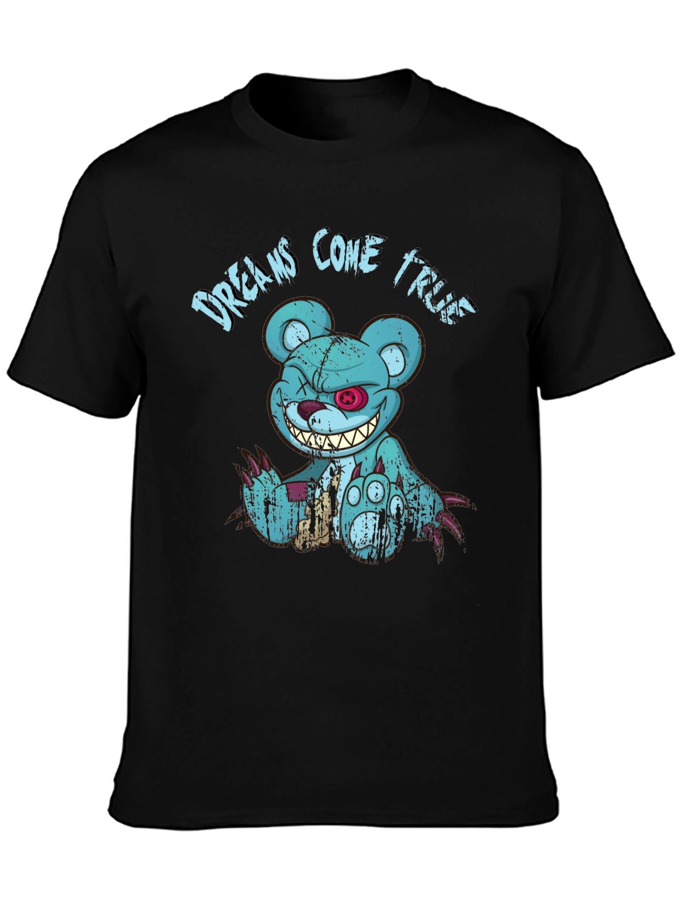 Dreams Come True Evil Teddy Bear Graphic Tee