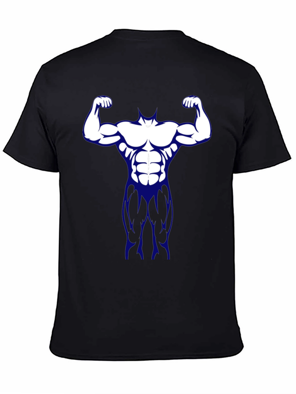 Muscle Man Graphic Tee - Black