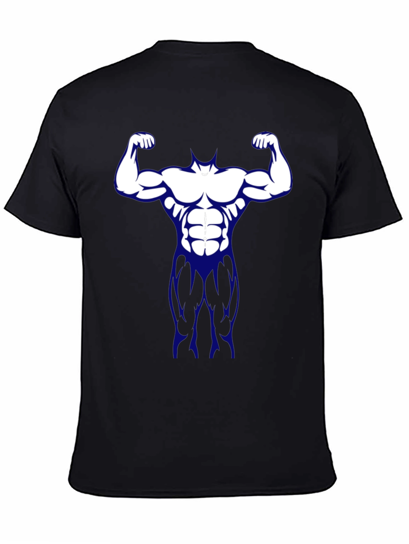 Muscle Man Graphic Tee - Black