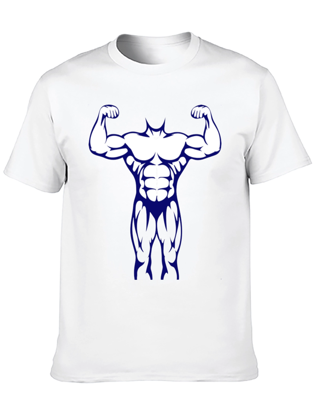 Muscle Man Graphic Tee - Black