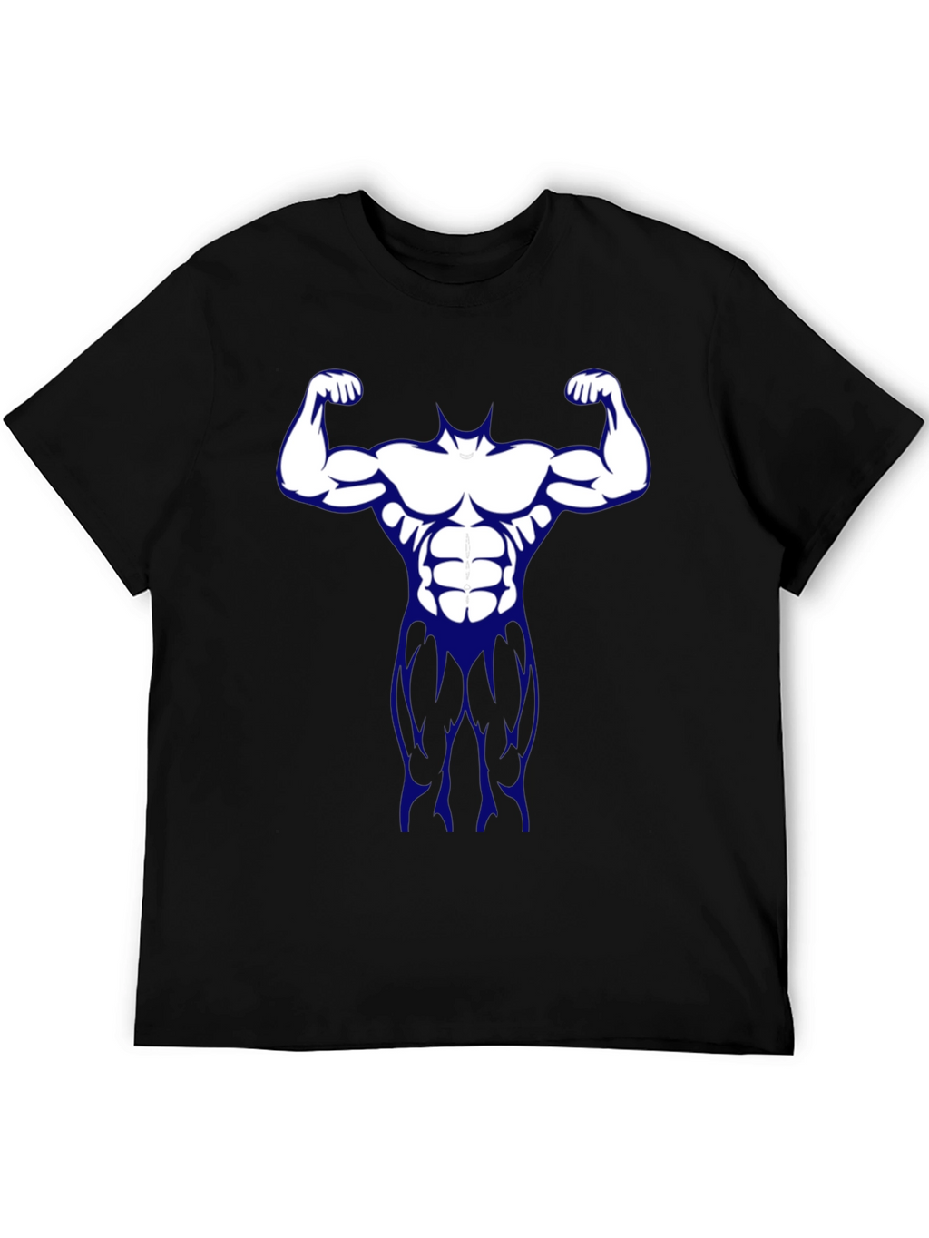 Muscle Man Graphic Tee - Black