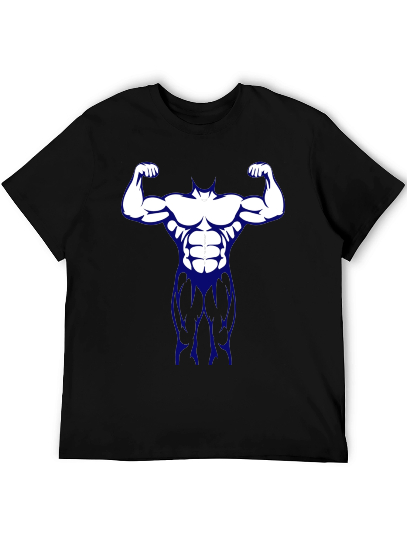 Muscle Man Graphic Tee - Black