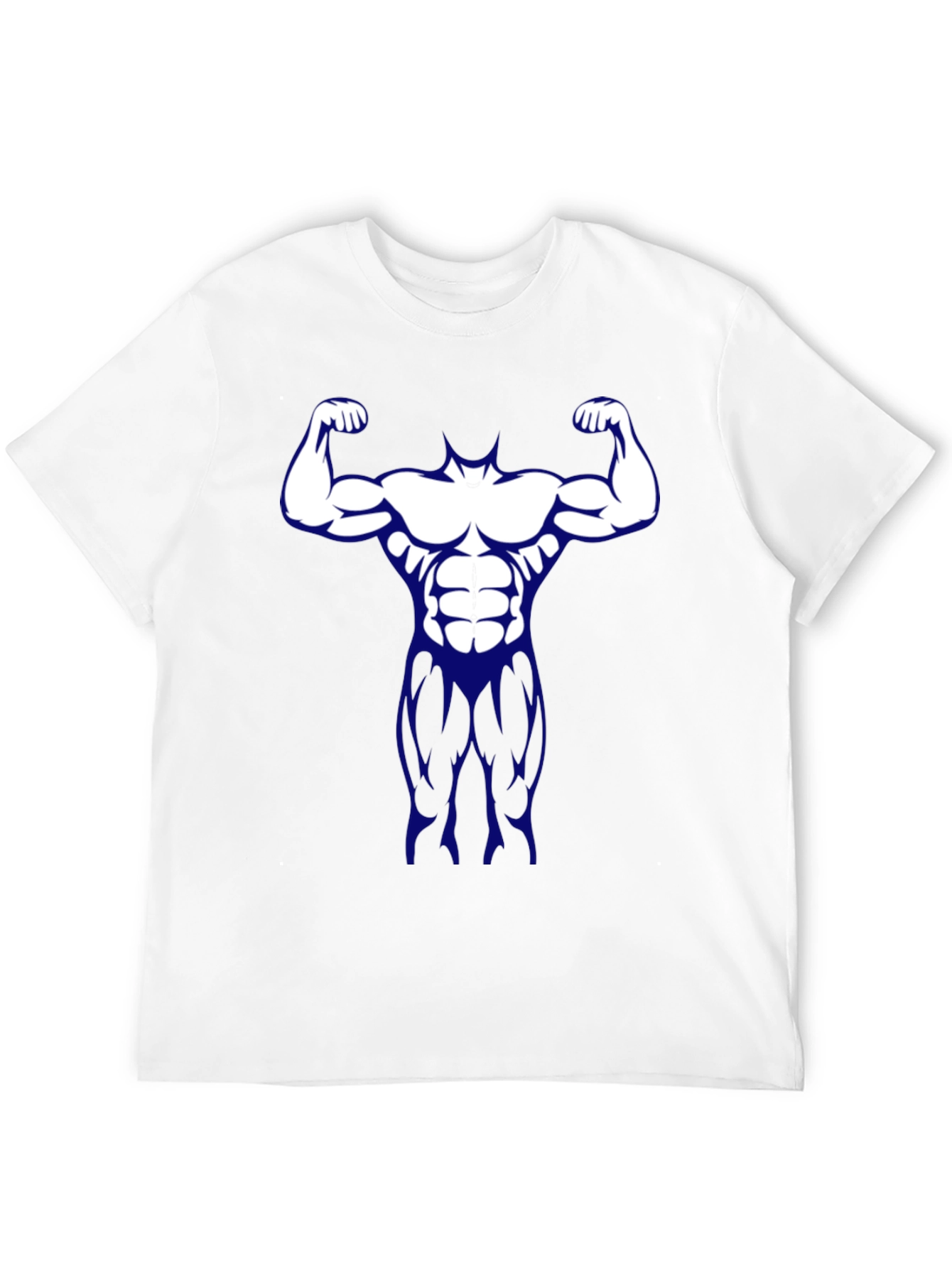 Muscle Man Graphic Tee - Black