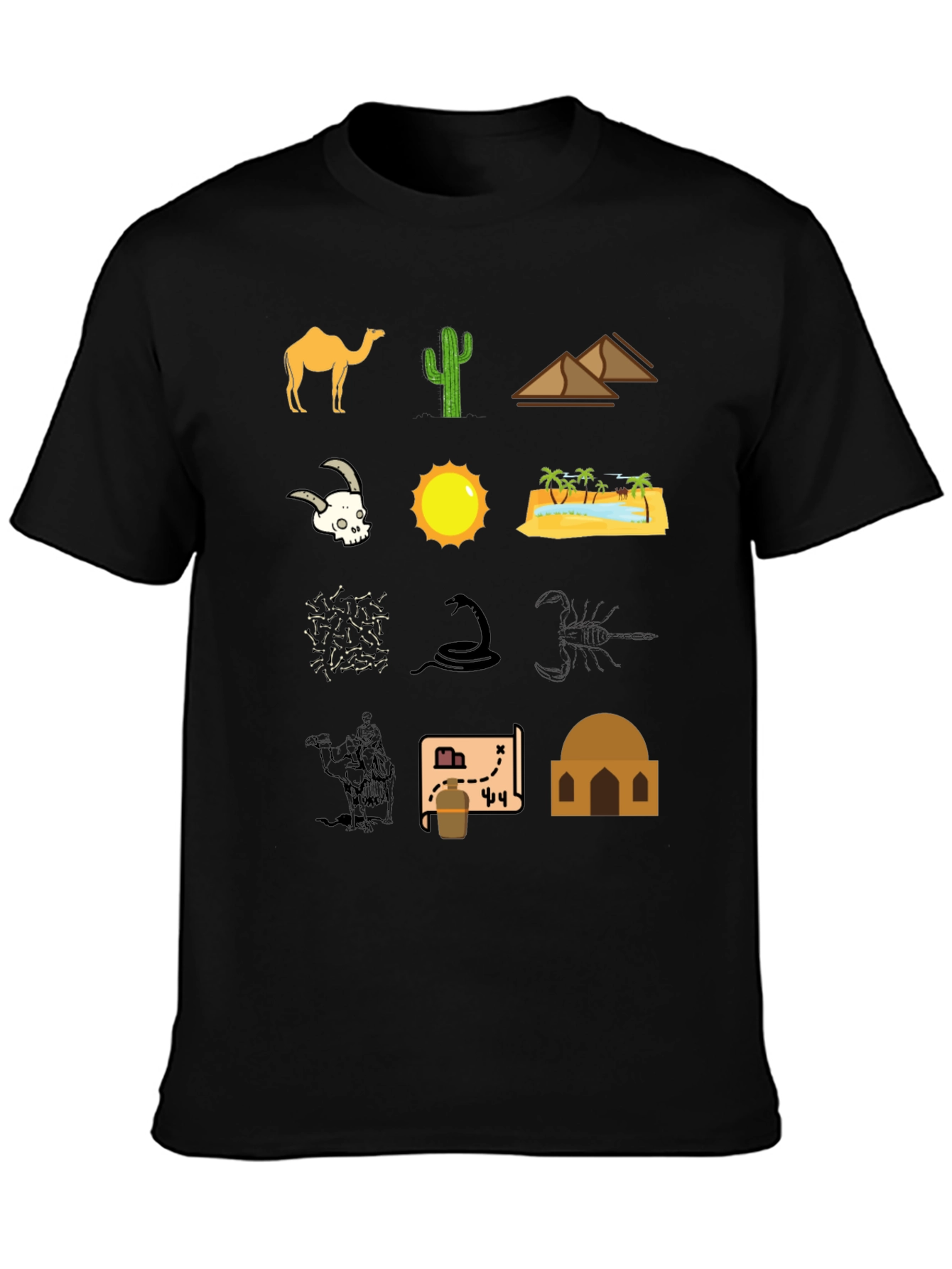 Desert Icon T-Shirt - Black Graphic Tee